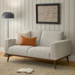 Rhett 63.5" Loveseat - Pepper Ivory