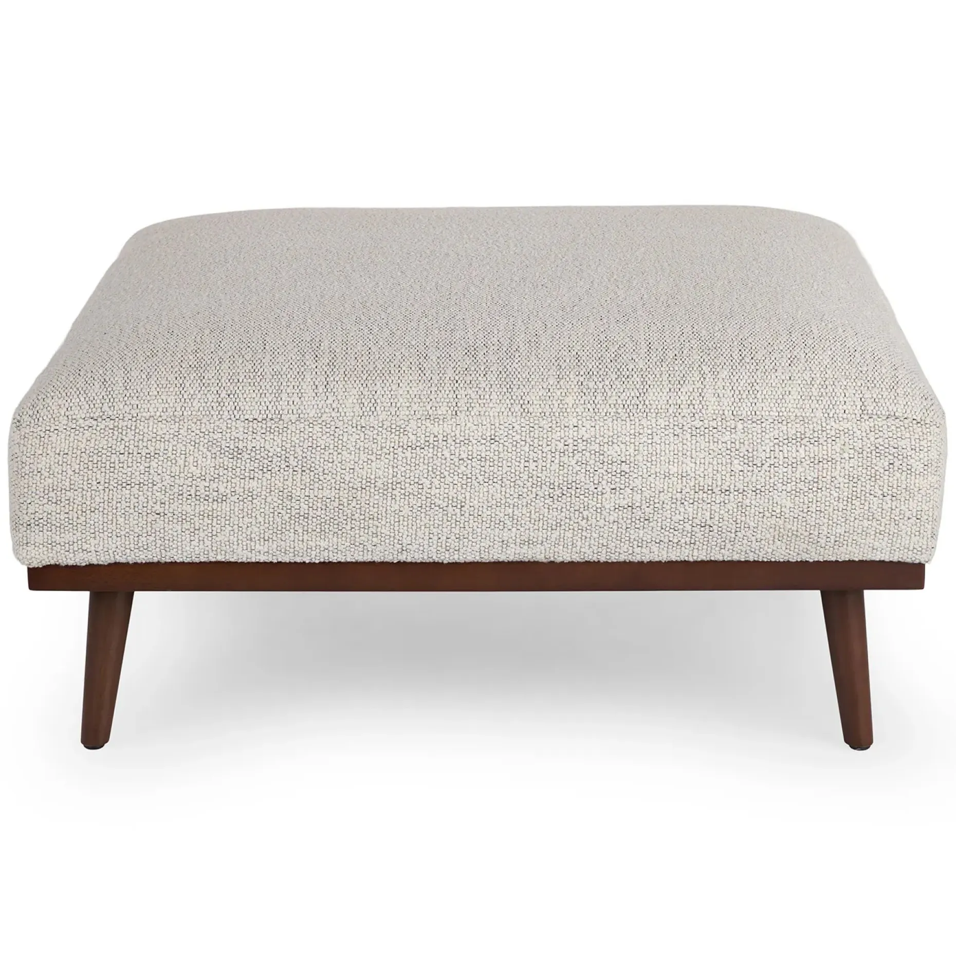 Rhett 38.5" Ottoman - Pepper Ivory