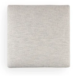Rhett 38.5" Ottoman - Pepper Ivory