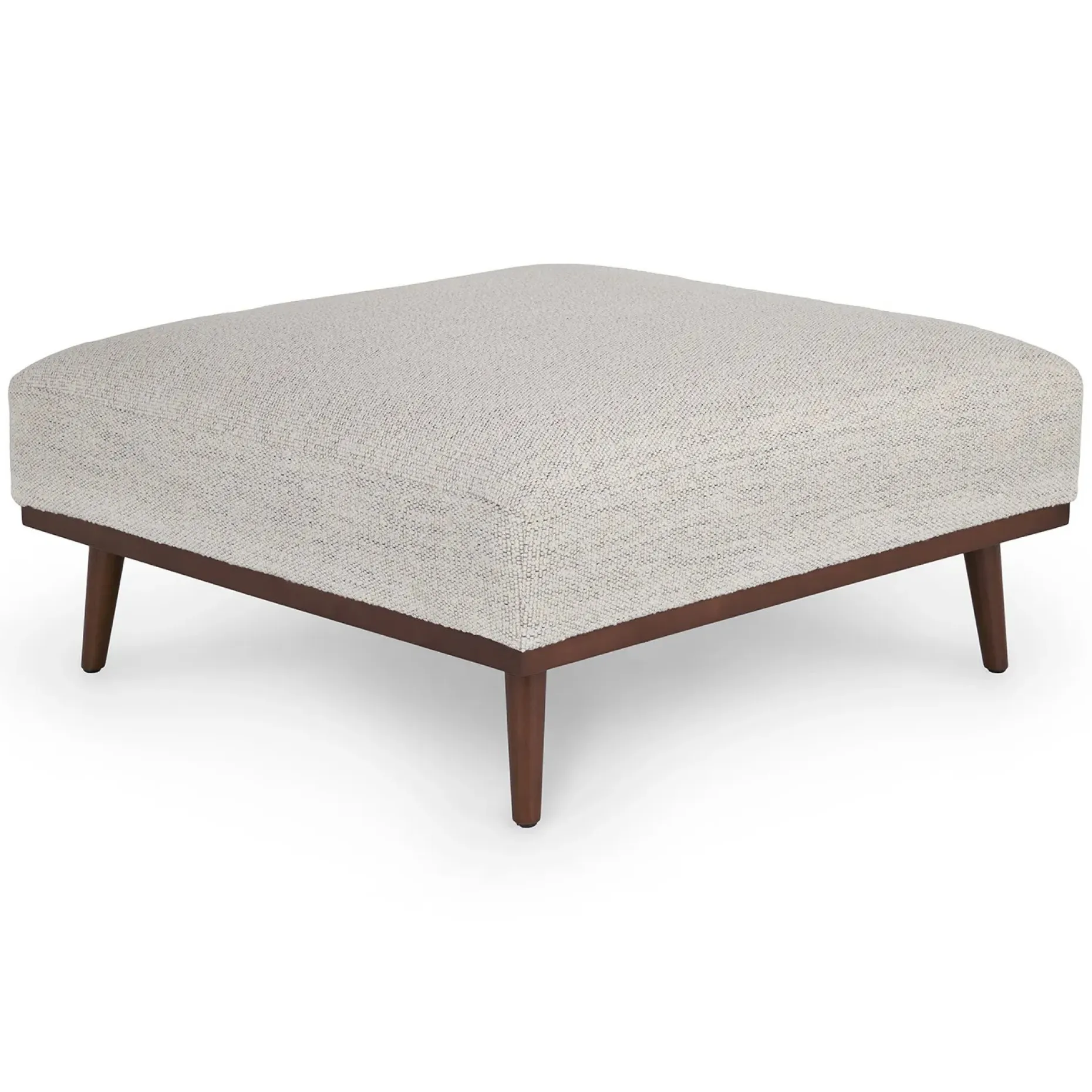 Rhett 38.5" Ottoman - Pepper Ivory