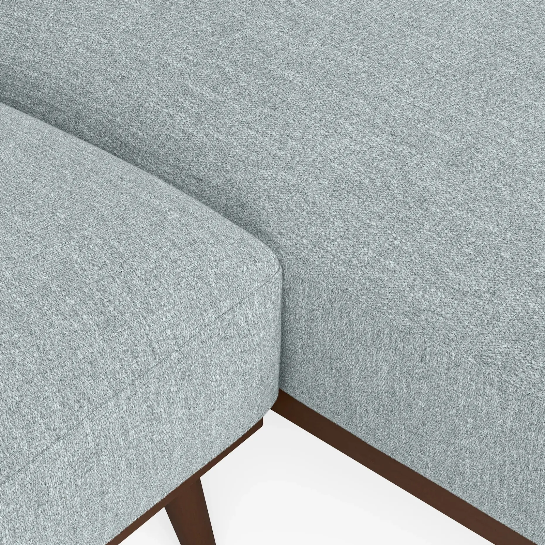 Rhett 93" Right Chaise Sectional - Harbor Gray