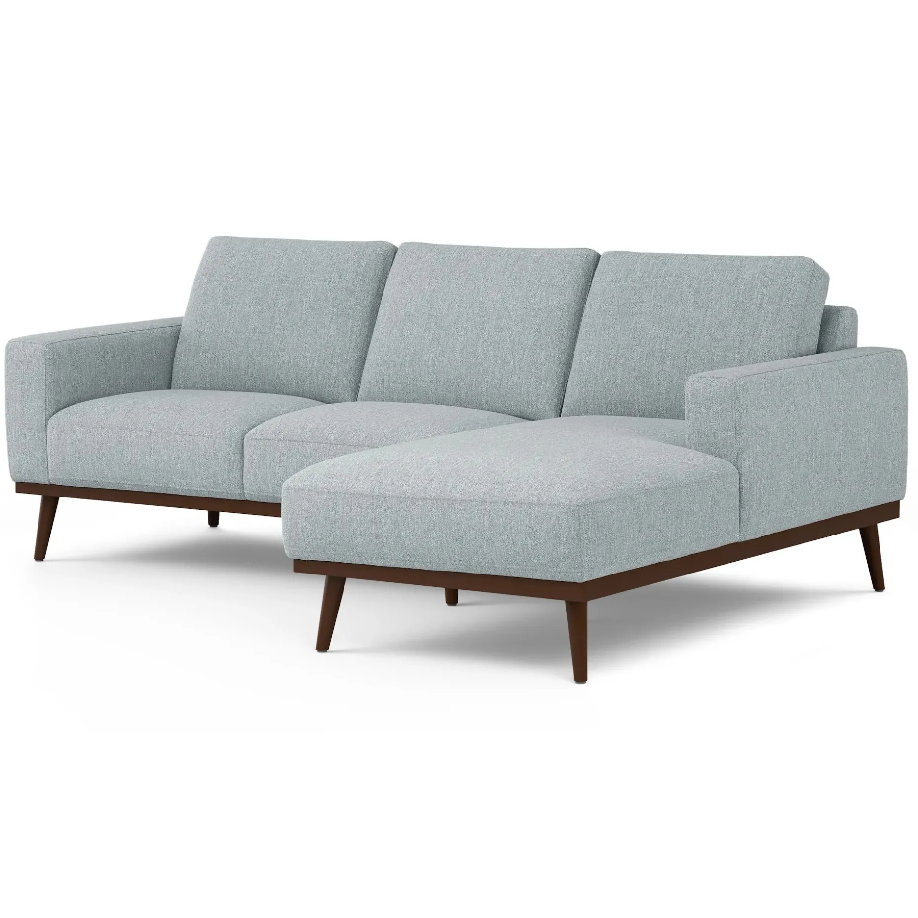Rhett 93" Right Chaise Sectional - Harbor Gray