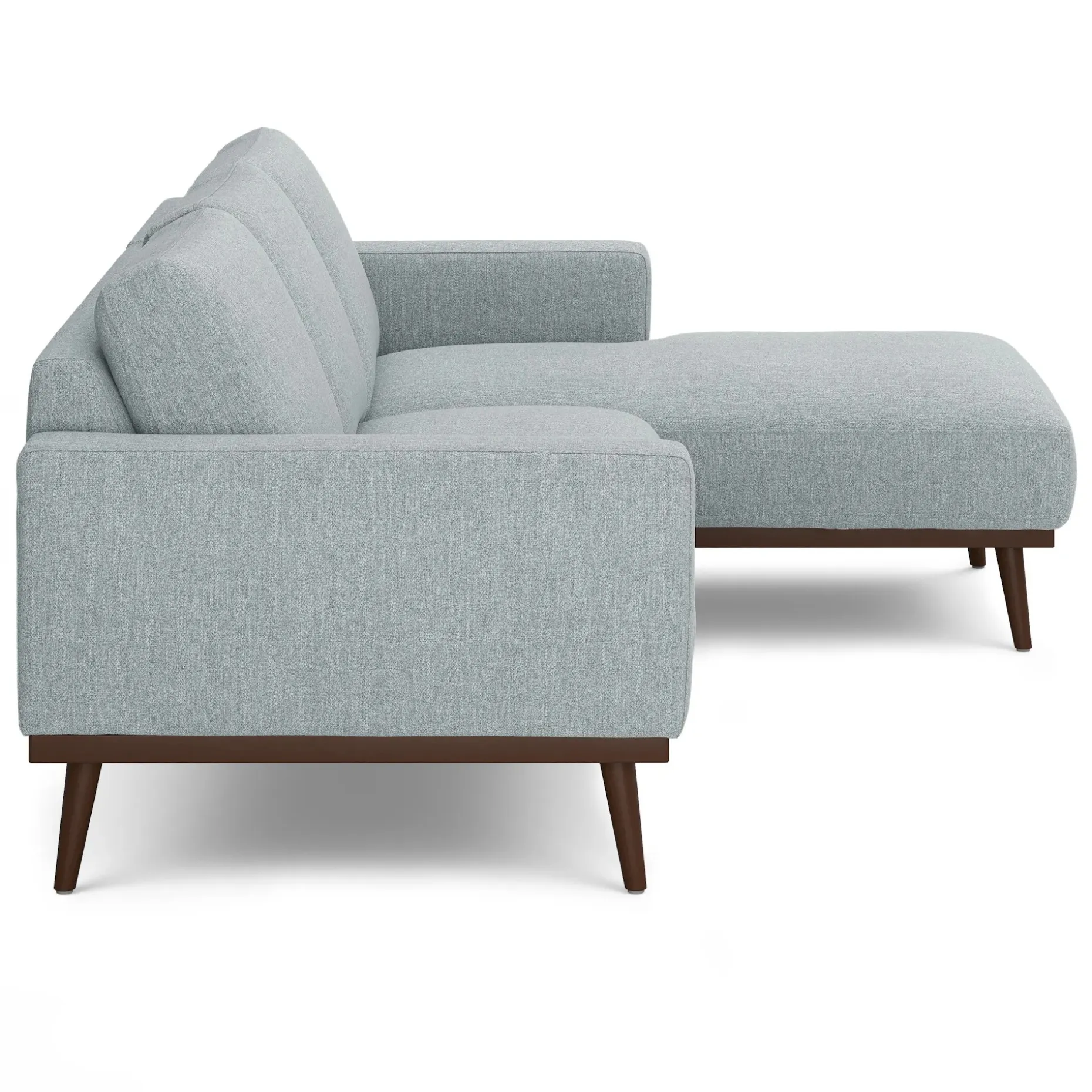 Rhett 93" Right Chaise Sectional - Harbor Gray