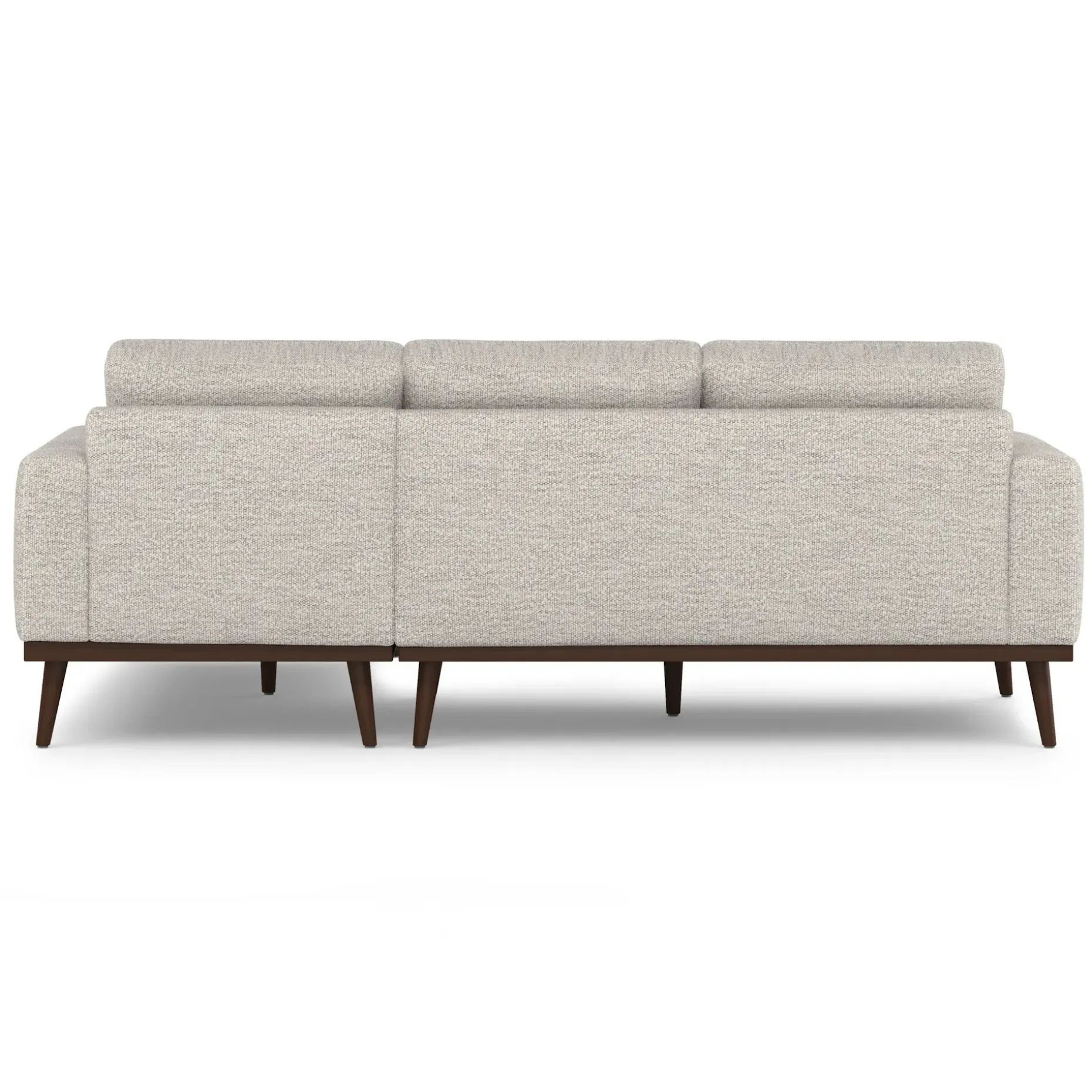 Rhett 93" Right Chaise Sectional - Pepper Ivory