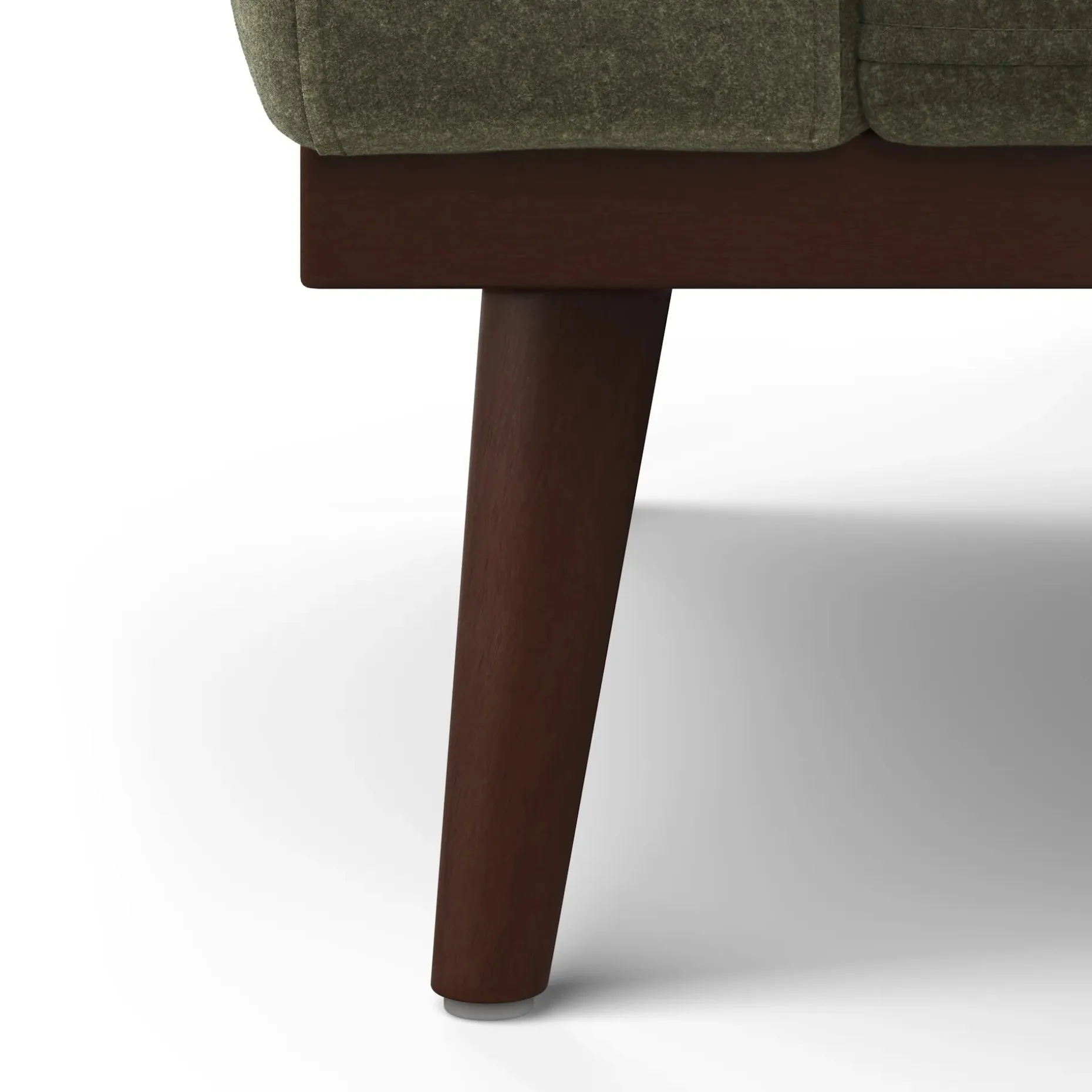 Rhett 93" Right Chaise Sectional - Felted Green