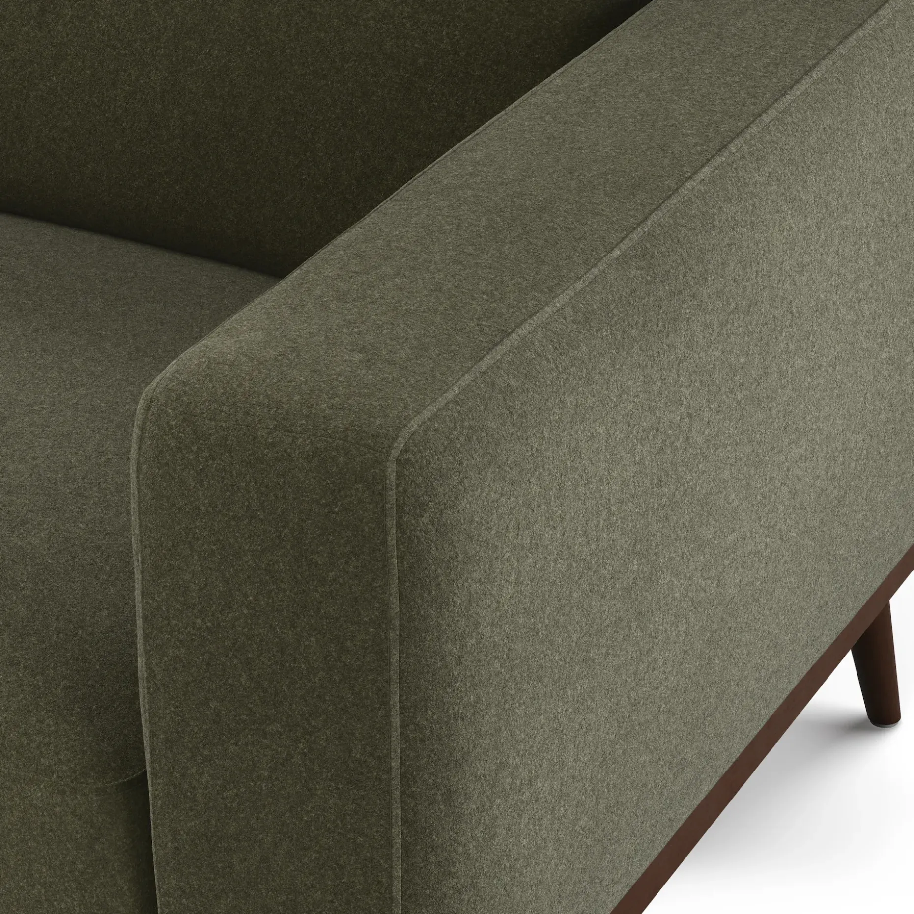 Rhett 84" Sofa - Felted Green