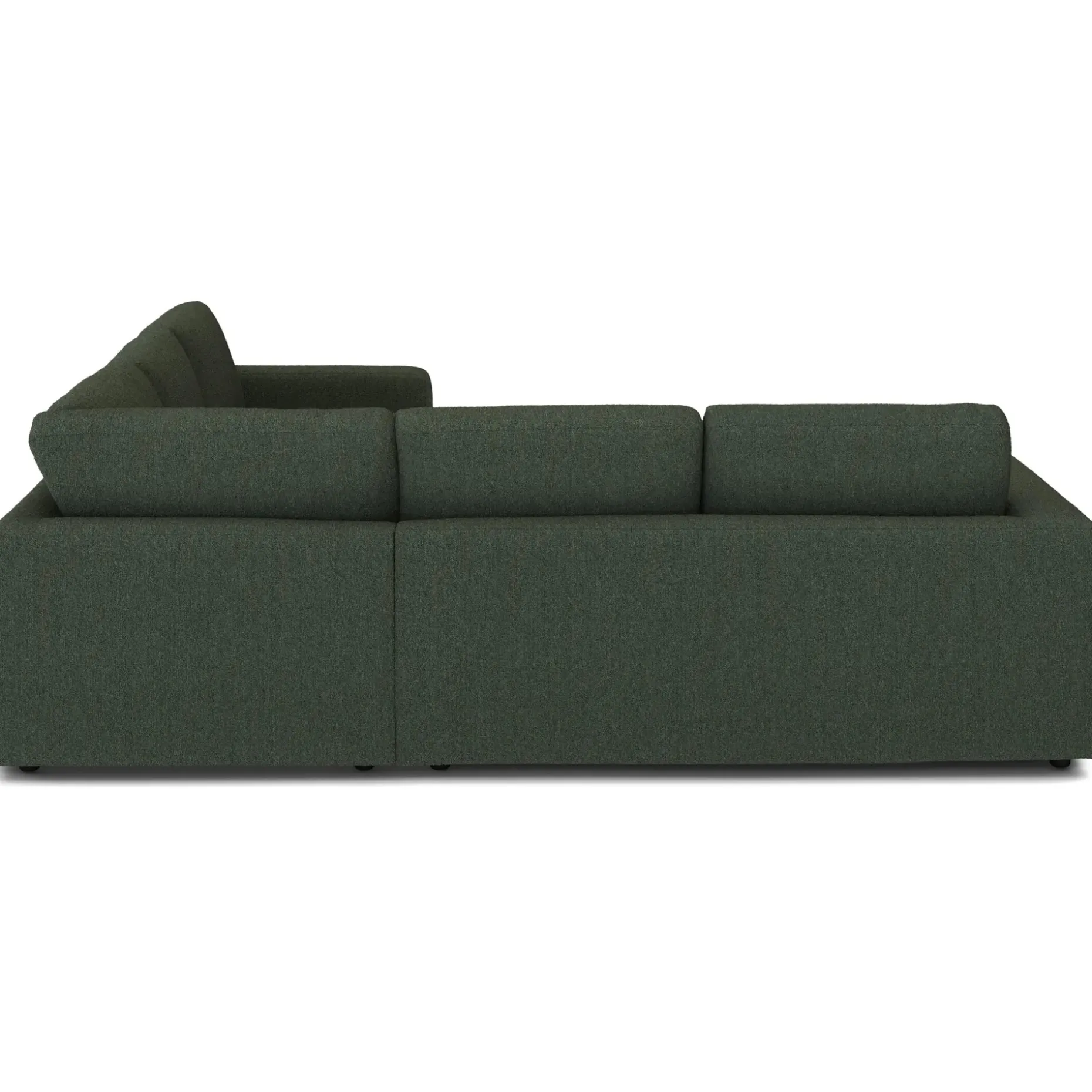 Riley 104" Corner Sectional - Green Wool Bouclé