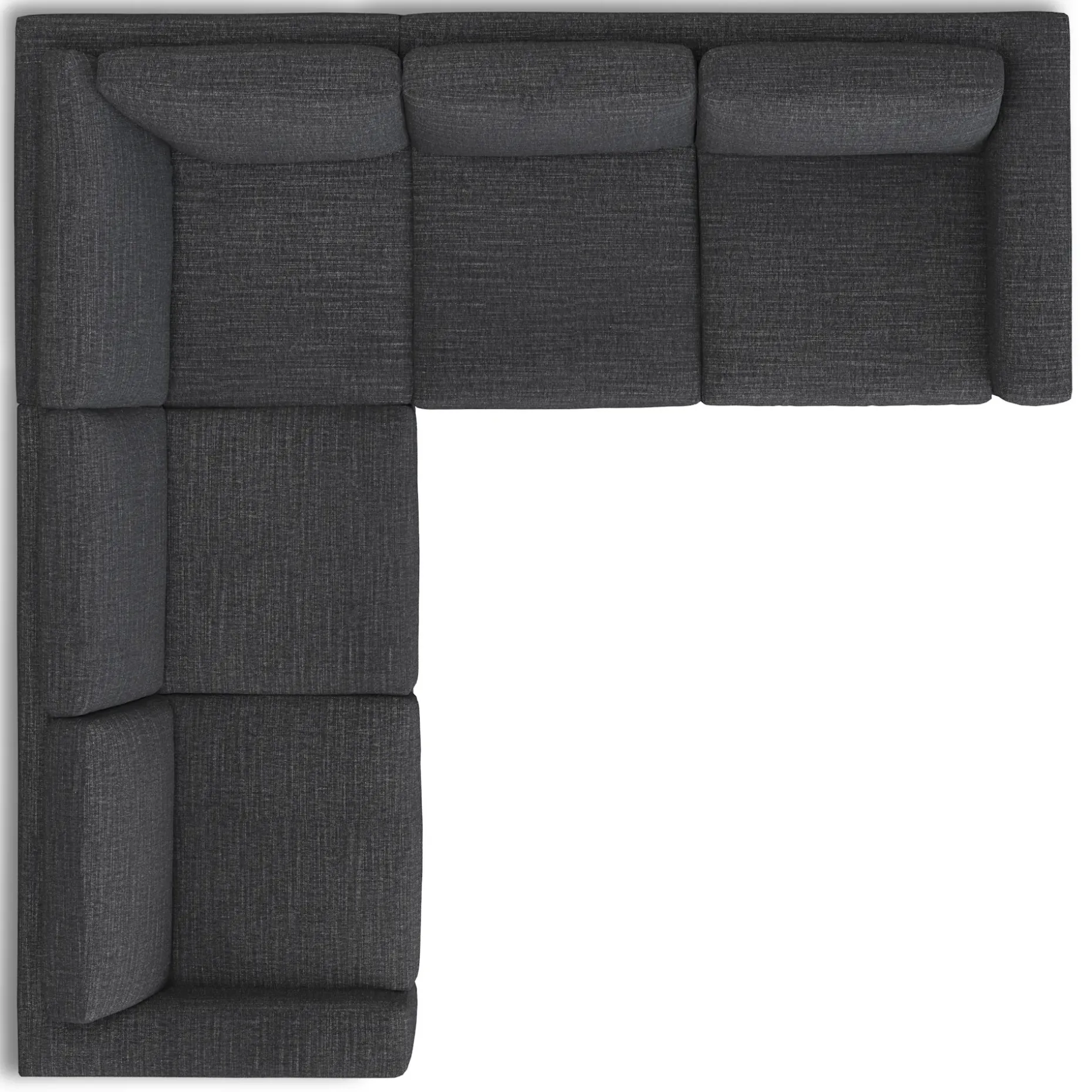 Riley 104" Corner Sectional - Napa Charcoal