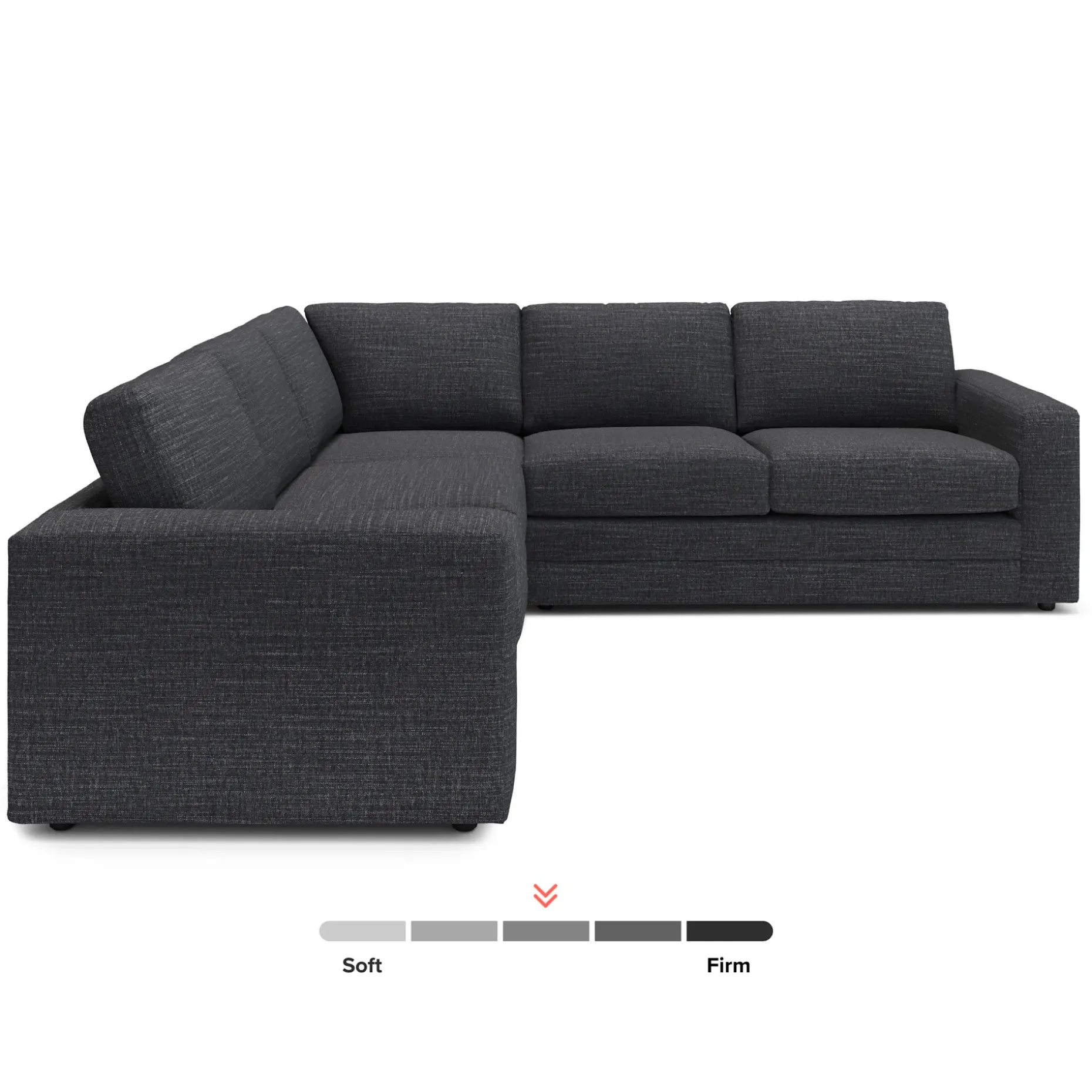 Riley 104" Corner Sectional - Napa Charcoal