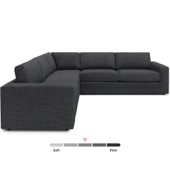 Riley 114" Corner Sectional - Napa Charcoal