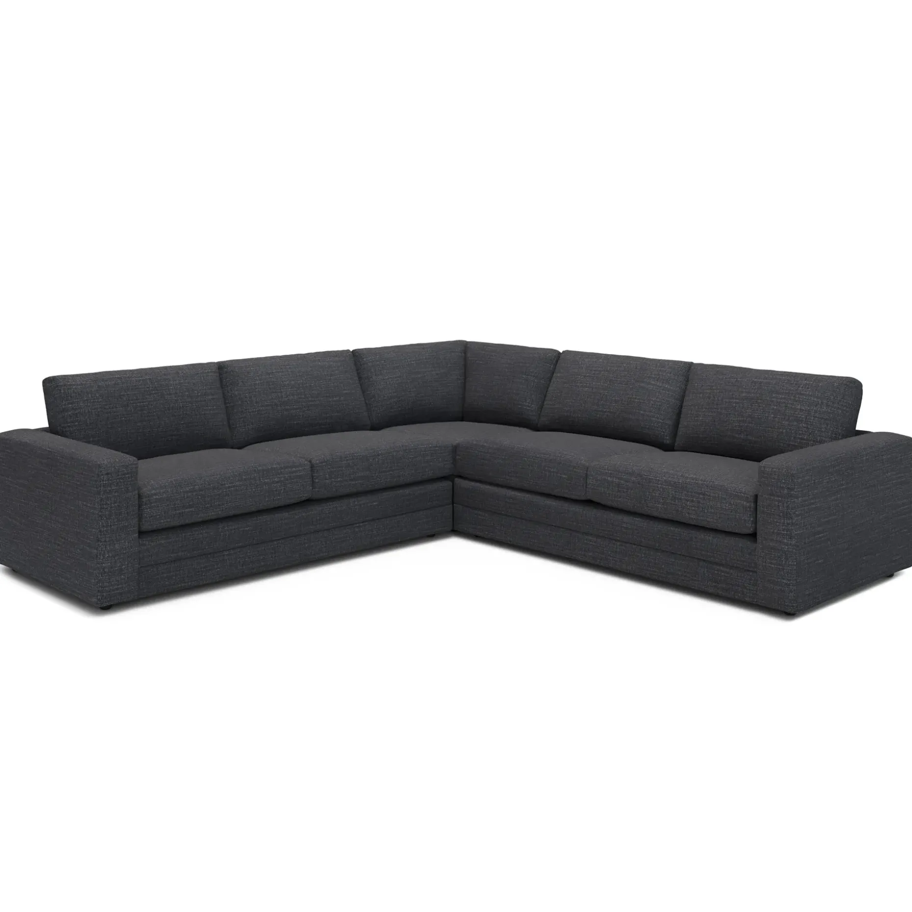 Riley 114" Corner Sectional - Napa Charcoal