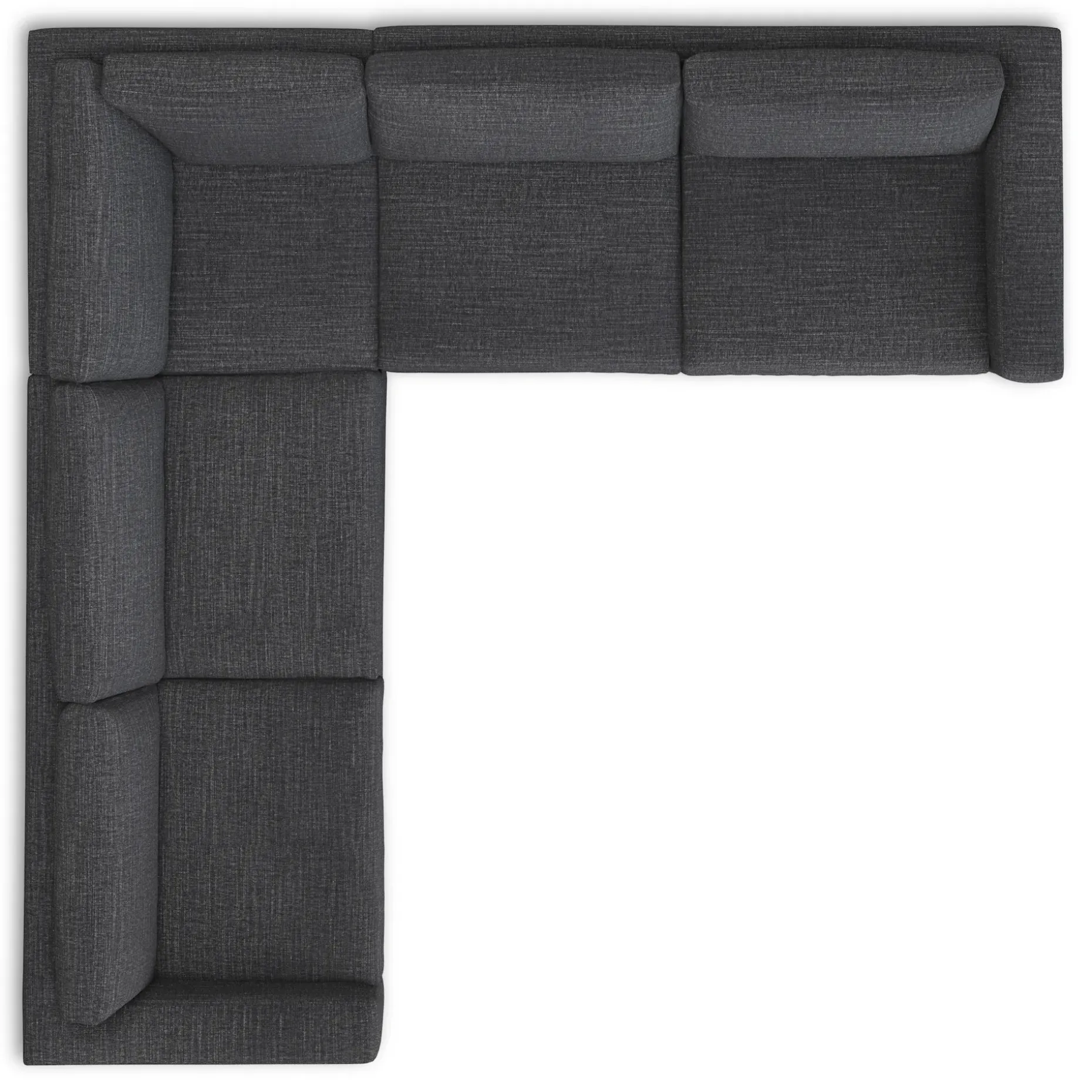 Riley 114" Corner Sectional - Napa Charcoal