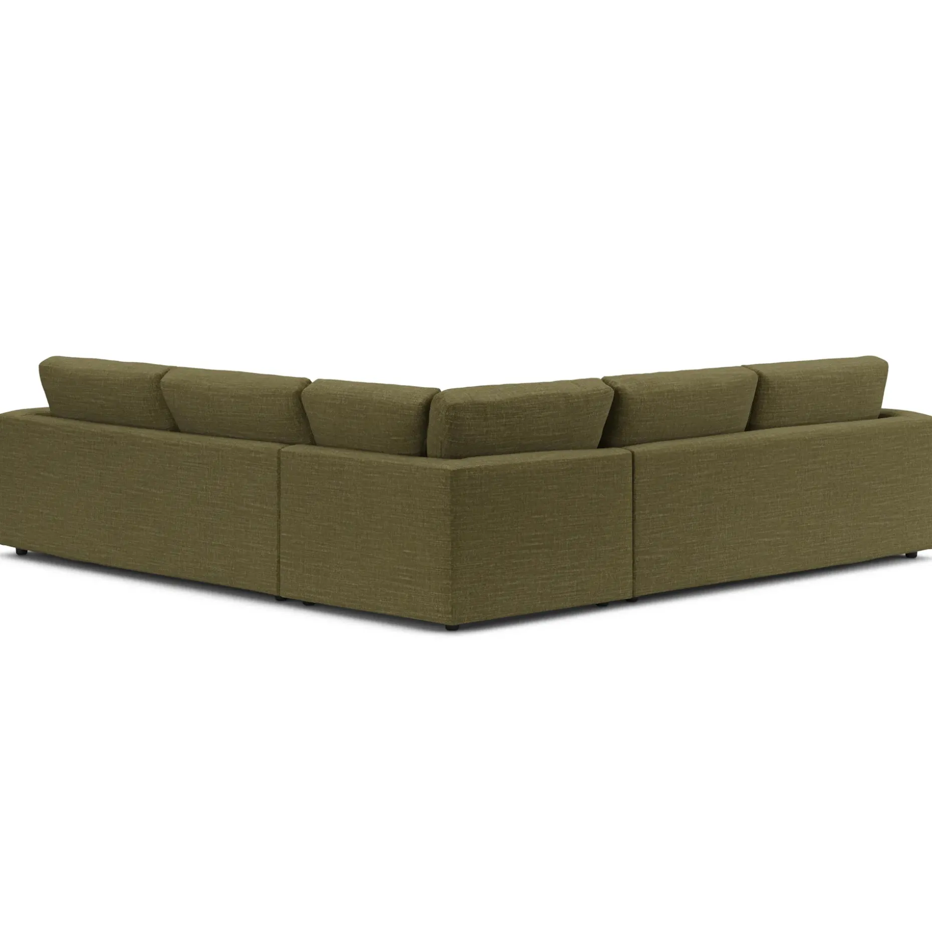 Riley 114" Corner Sectional - Napa Moss