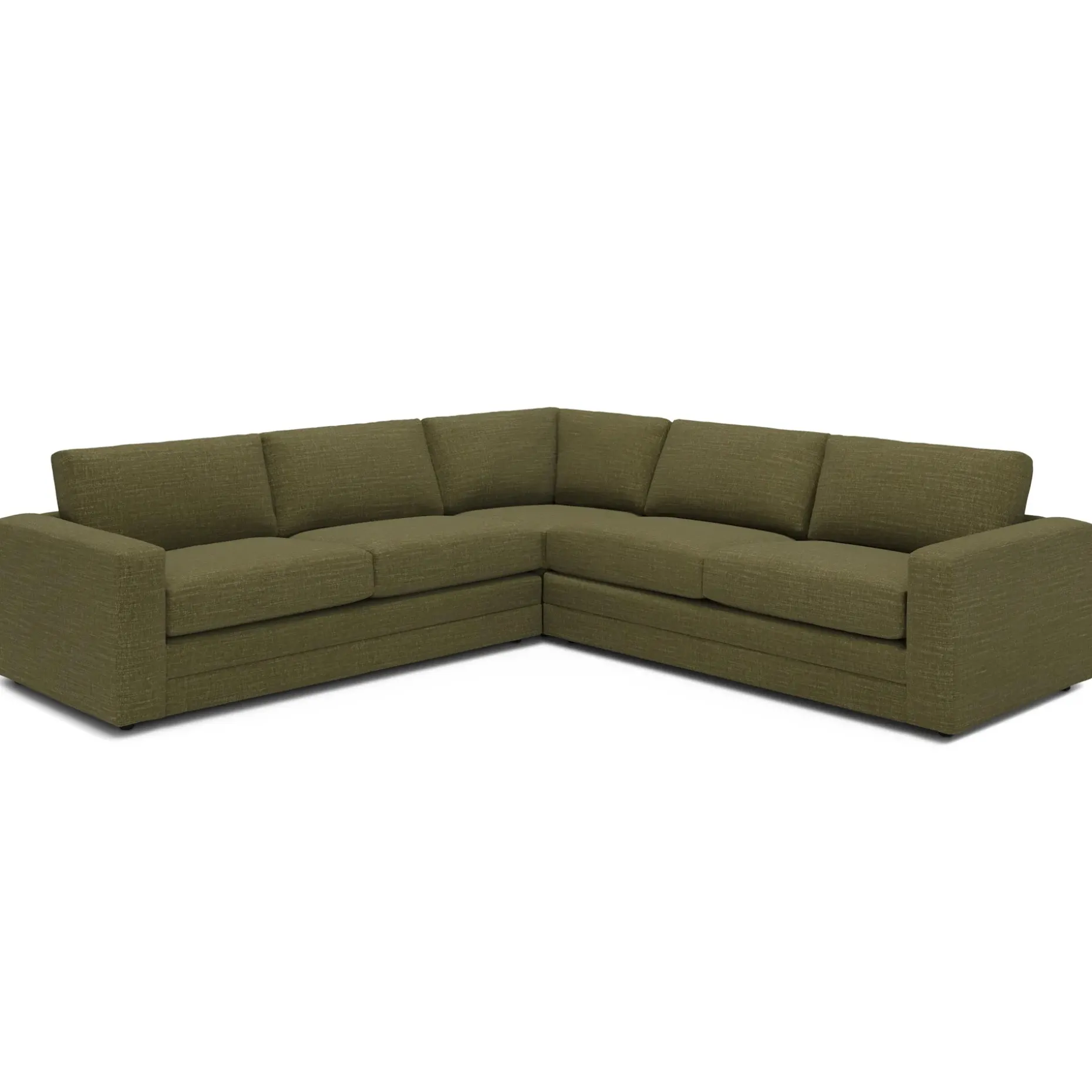 Riley 114" Corner Sectional - Napa Moss
