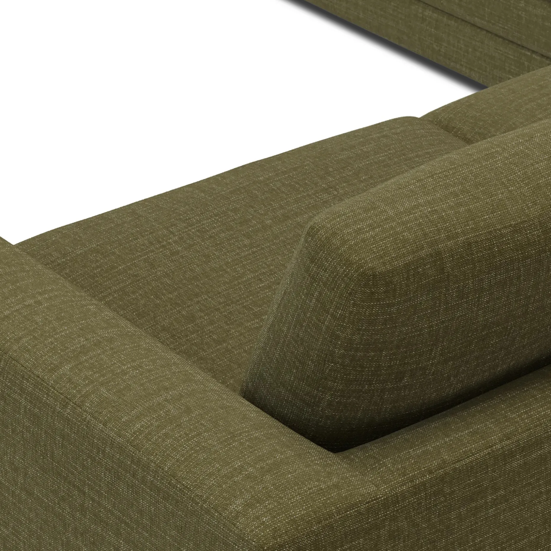 Riley 114" Corner Sectional - Napa Moss