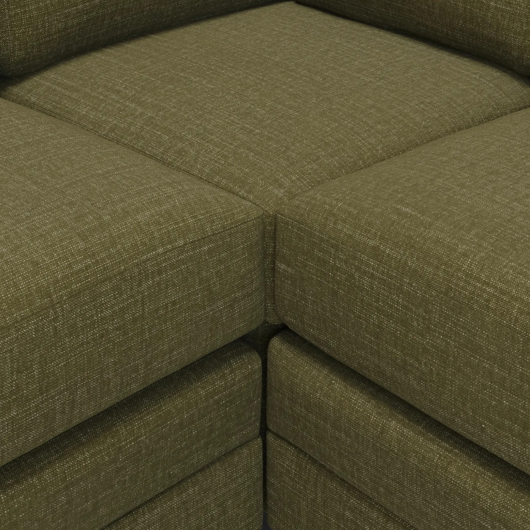 Riley 114" Corner Sectional - Napa Moss