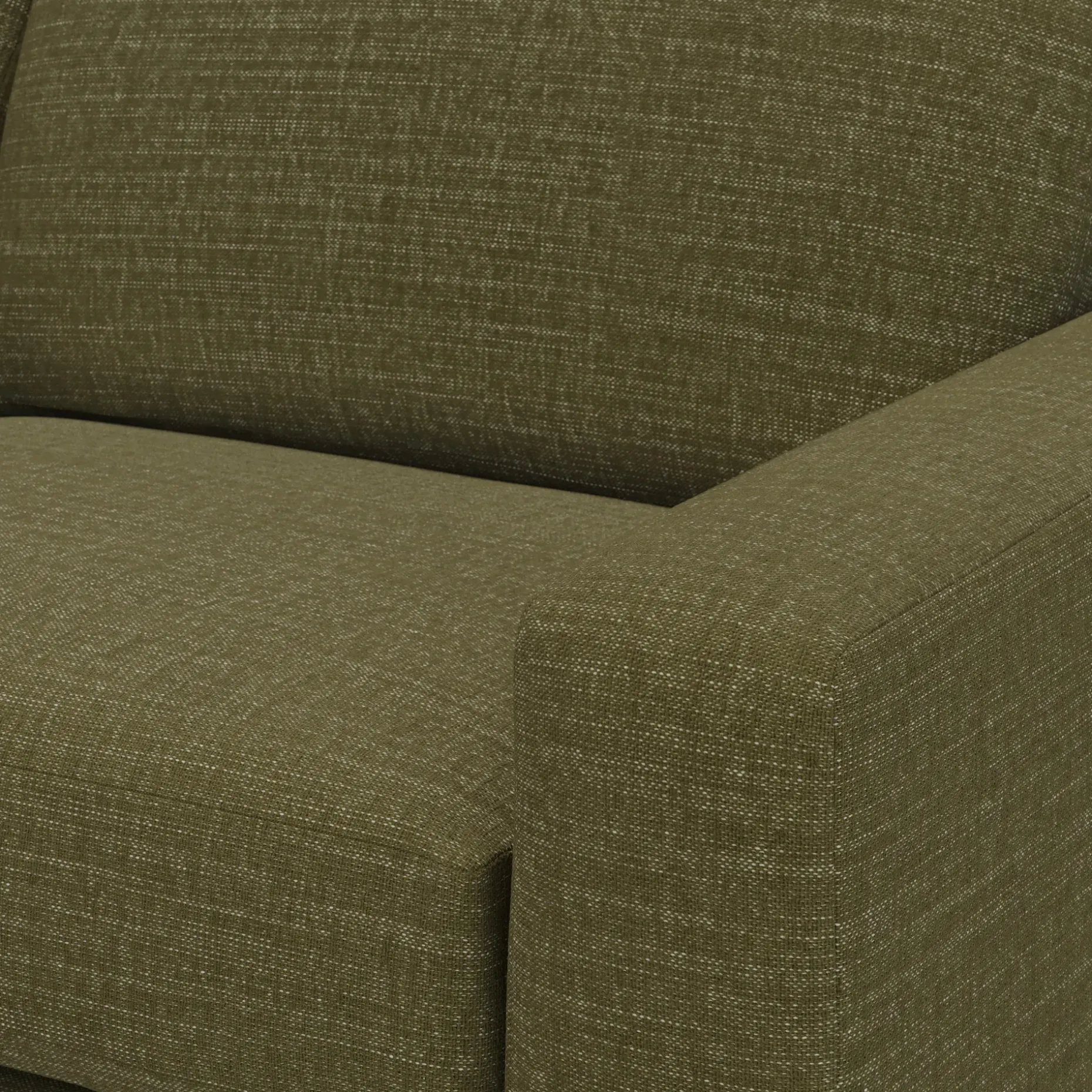 Riley 114" Corner Sectional - Napa Moss