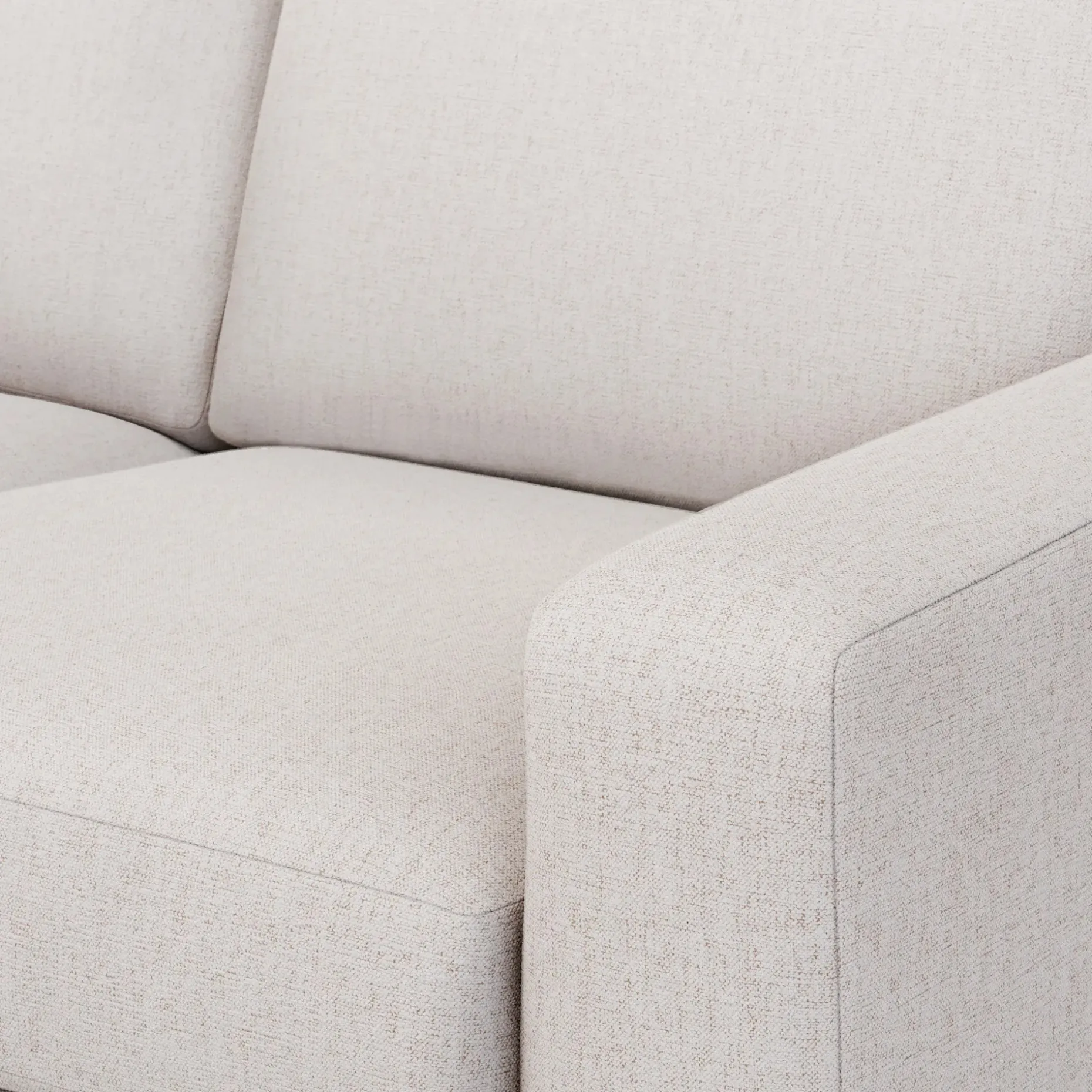 Riley 104" Corner Sectional - Napa White