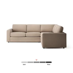 Riley 104" Corner Sectional - Sandstone Wool Bouclé