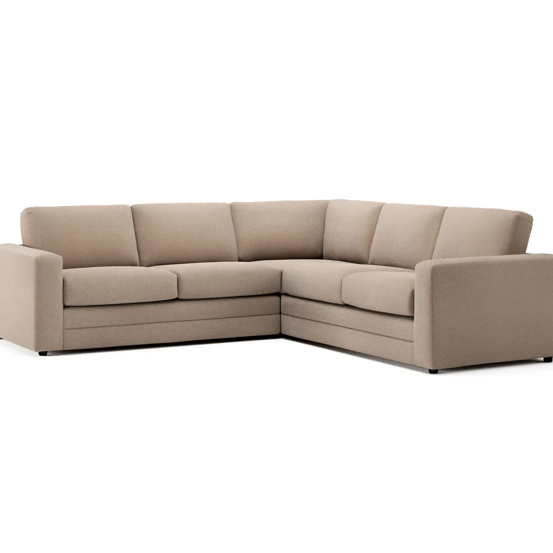 Riley 104" Corner Sectional - Sandstone Wool Bouclé