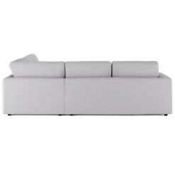 Riley 104" Corner Sectional - Silver Ivory