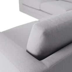 Riley 104" Corner Sectional - Silver Ivory