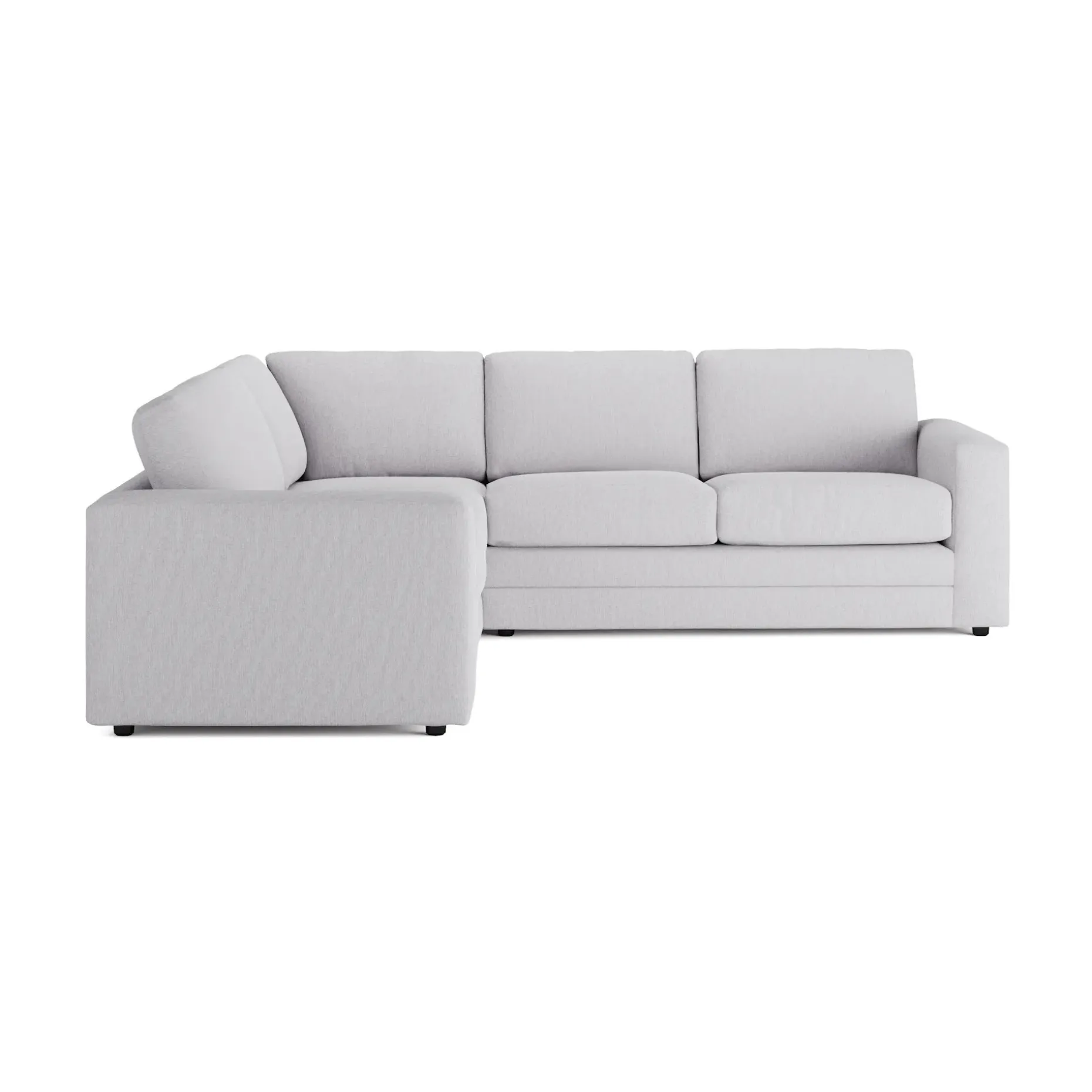 Riley 104" Corner Sectional - Silver Ivory