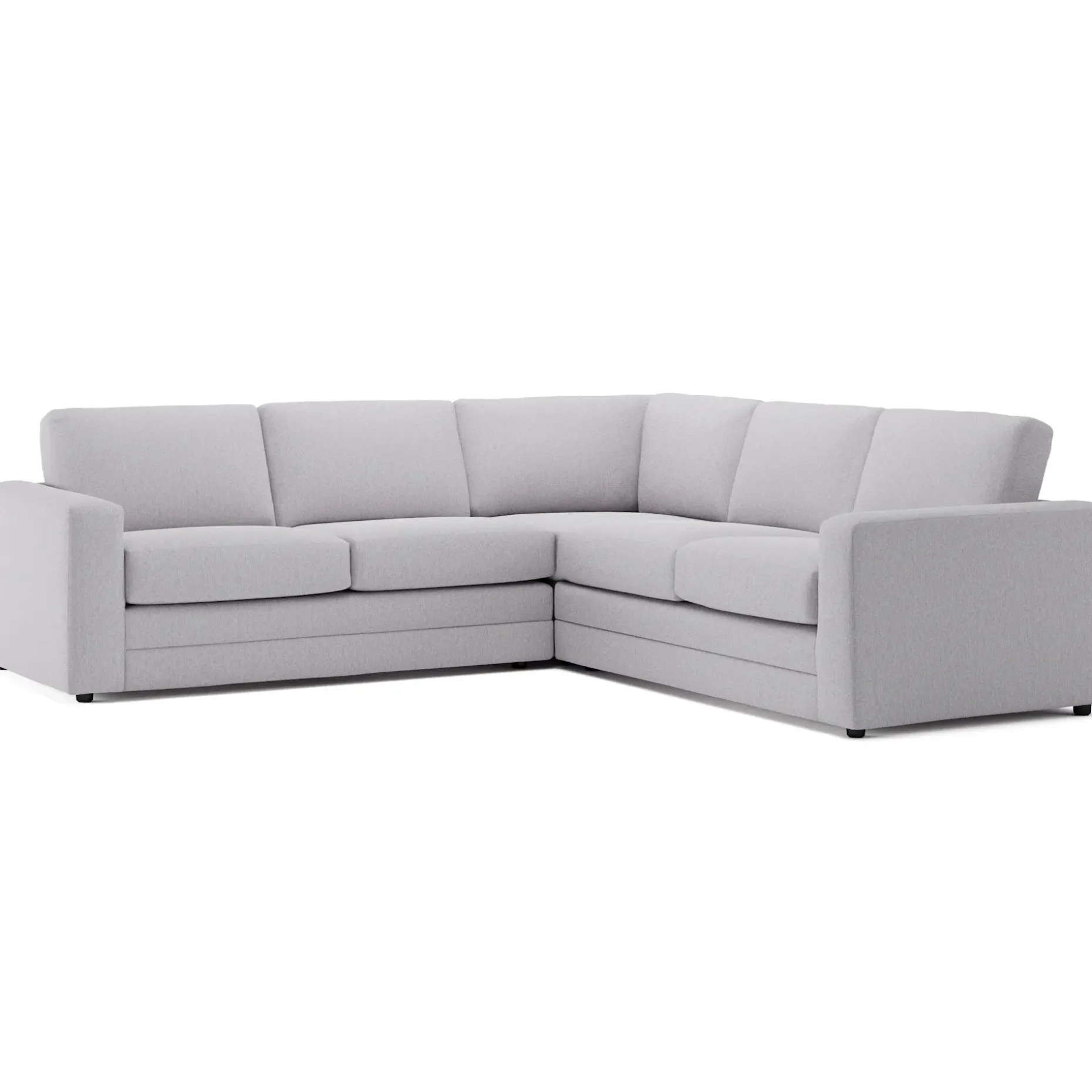 Riley 104" Corner Sectional - Silver Ivory