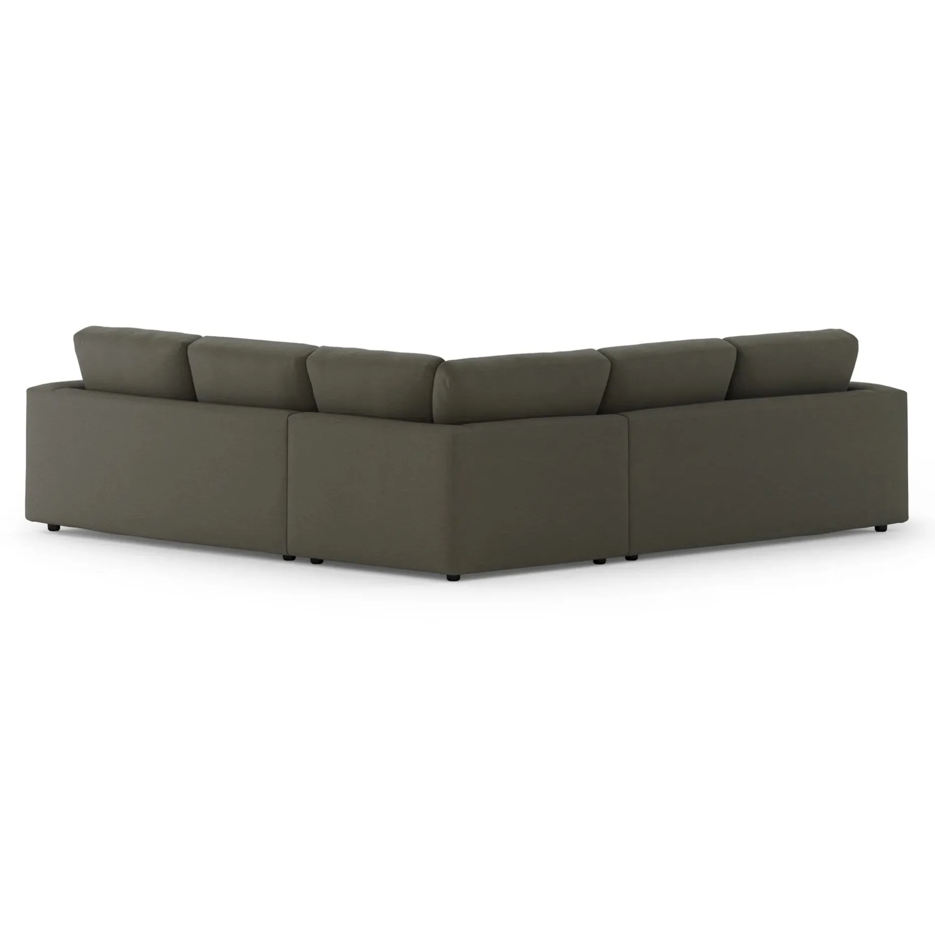 Riley 104" Corner Sectional - Silver Moss
