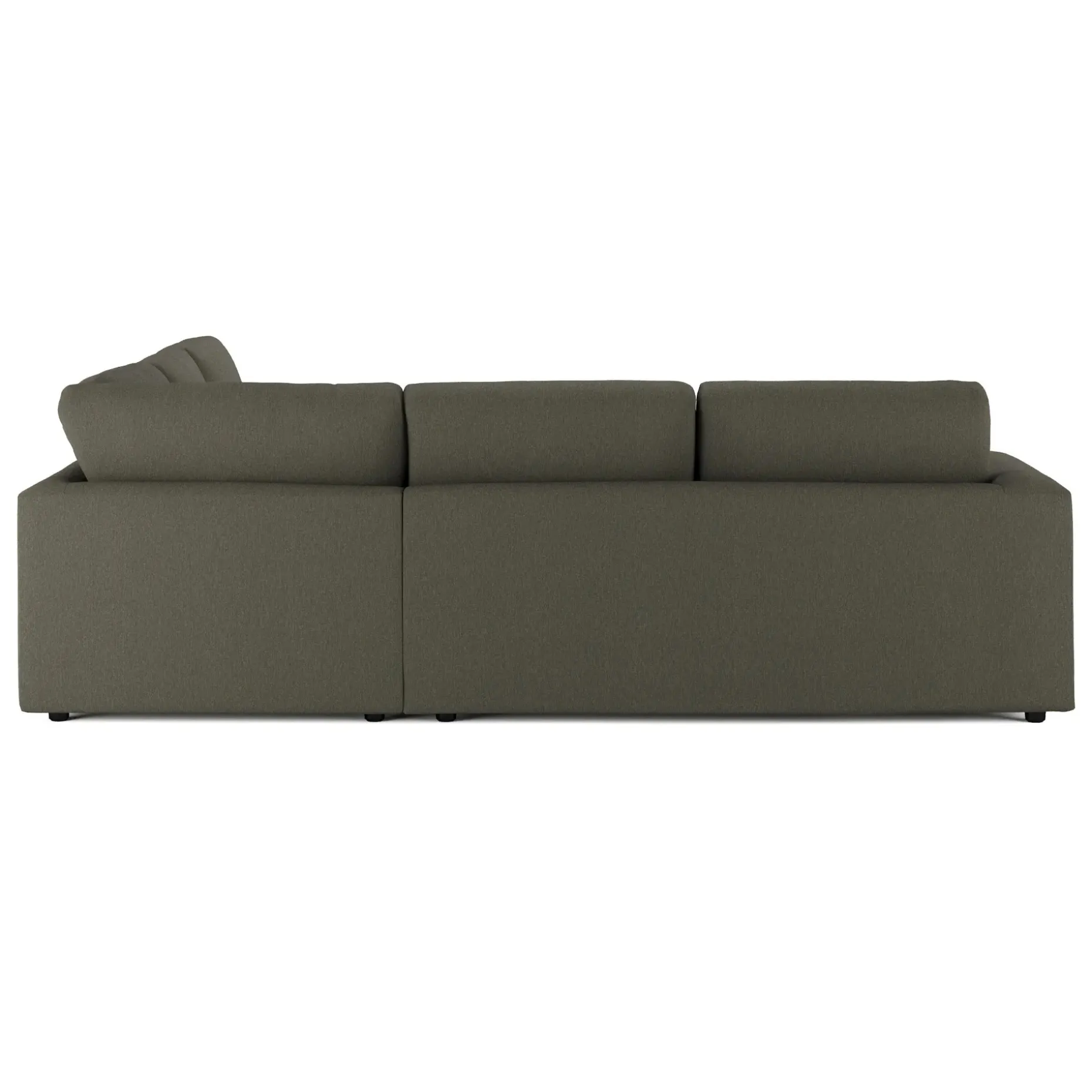 Riley 104" Corner Sectional - Silver Moss