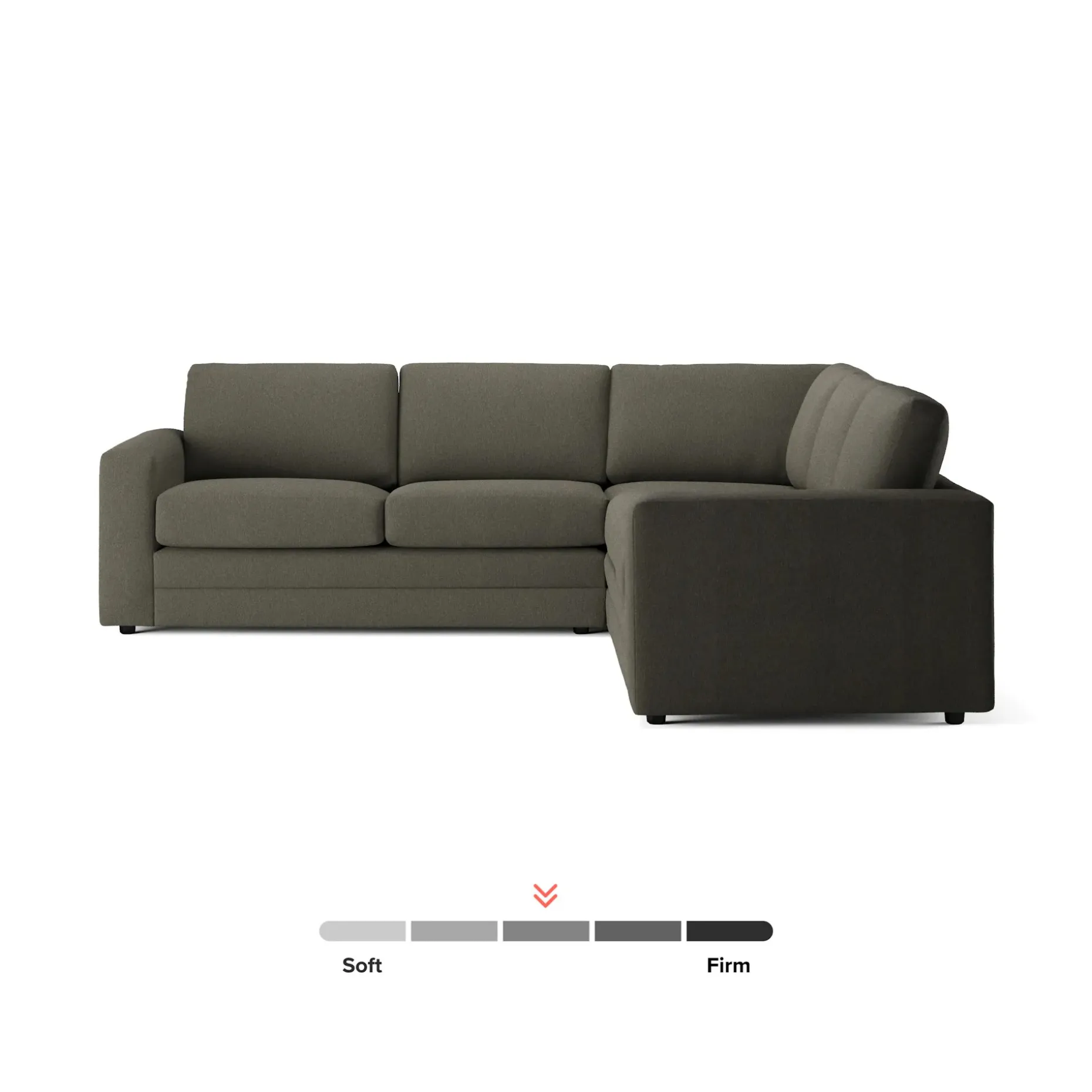 Riley 104" Corner Sectional - Silver Moss