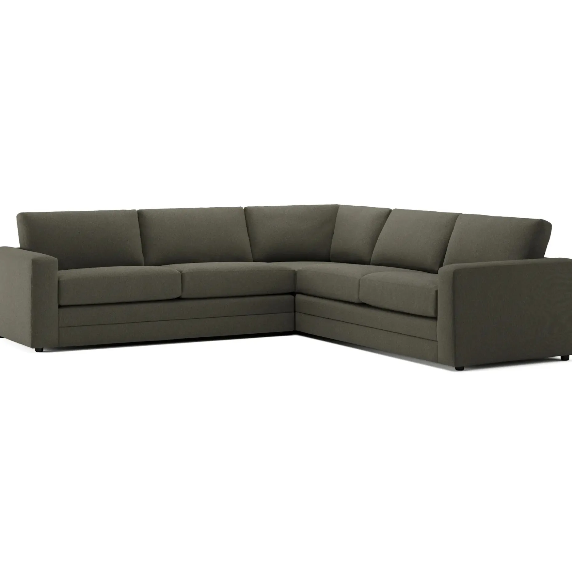 Riley 114" Corner Sectional - Silver Moss