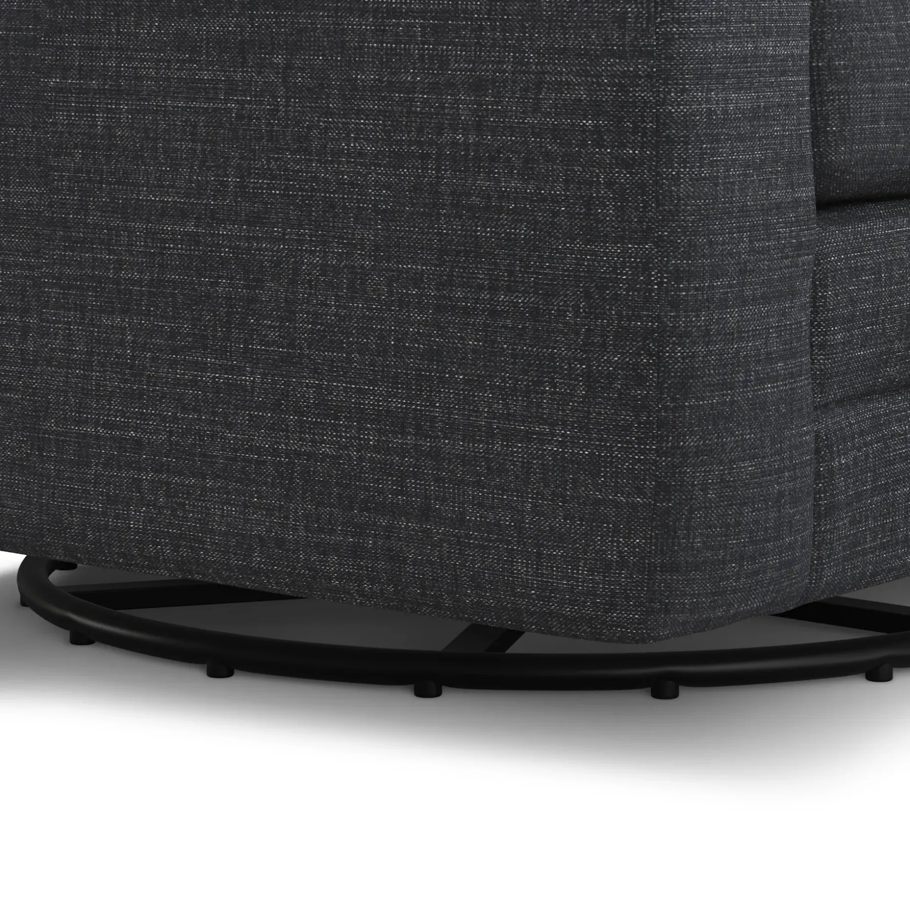 Riley 42" Grand Swivel Chair - Napa Charcoal