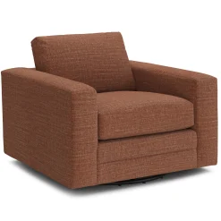Riley 42" Grand Swivel Chair - Napa Rust