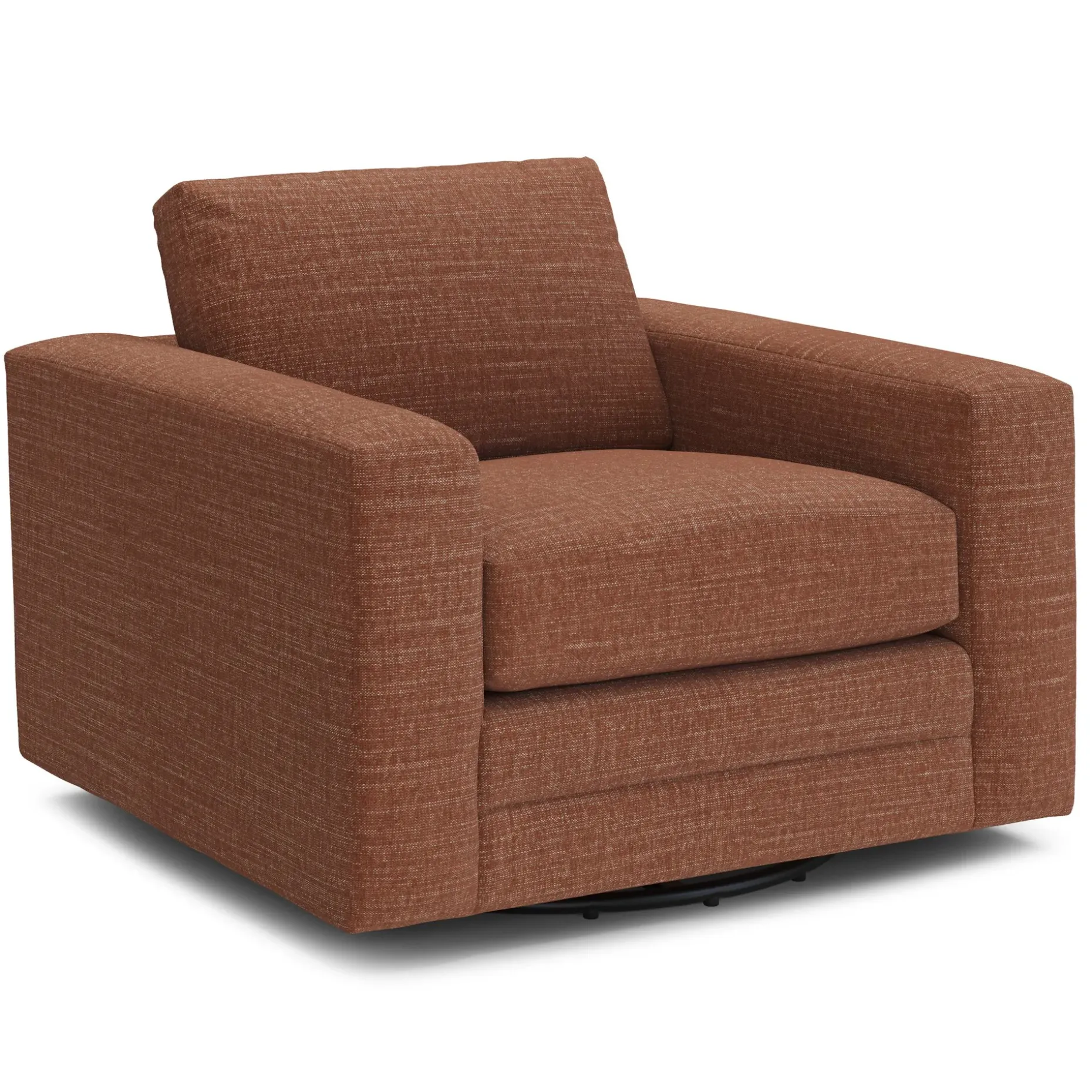 Riley 42" Grand Swivel Chair - Napa Rust