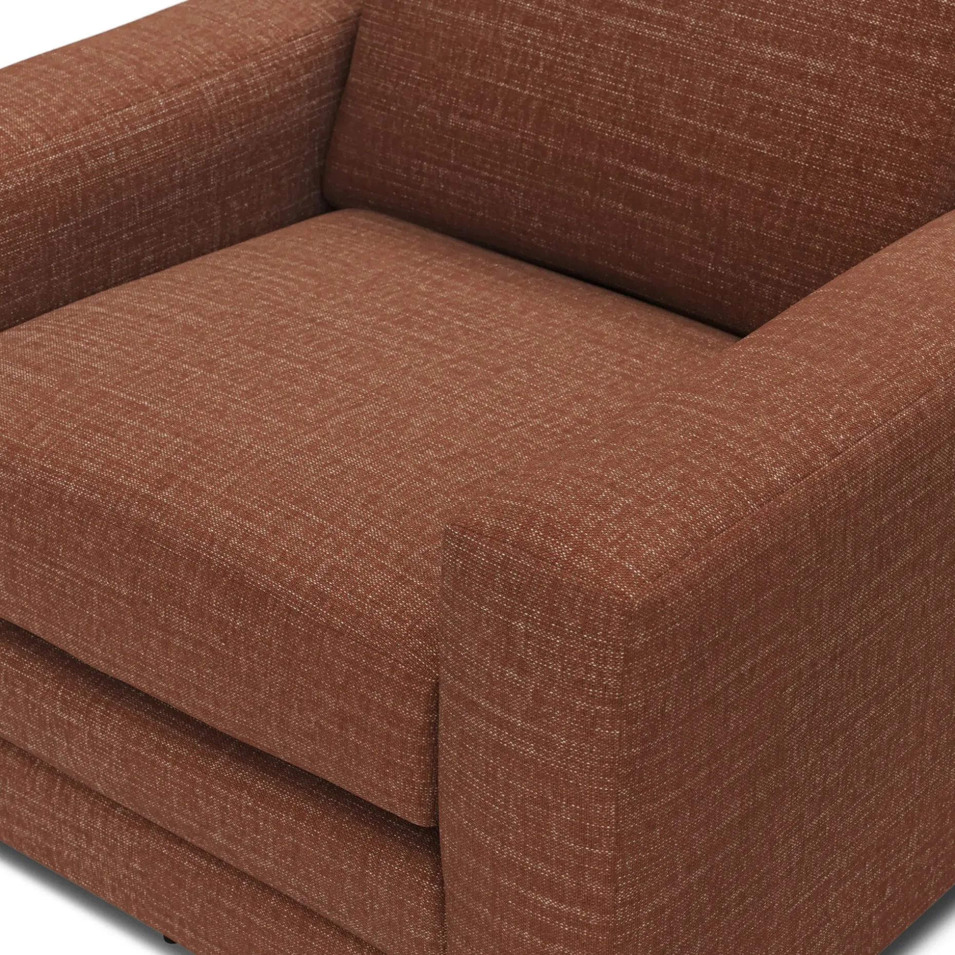 Riley 42" Grand Swivel Chair - Napa Rust