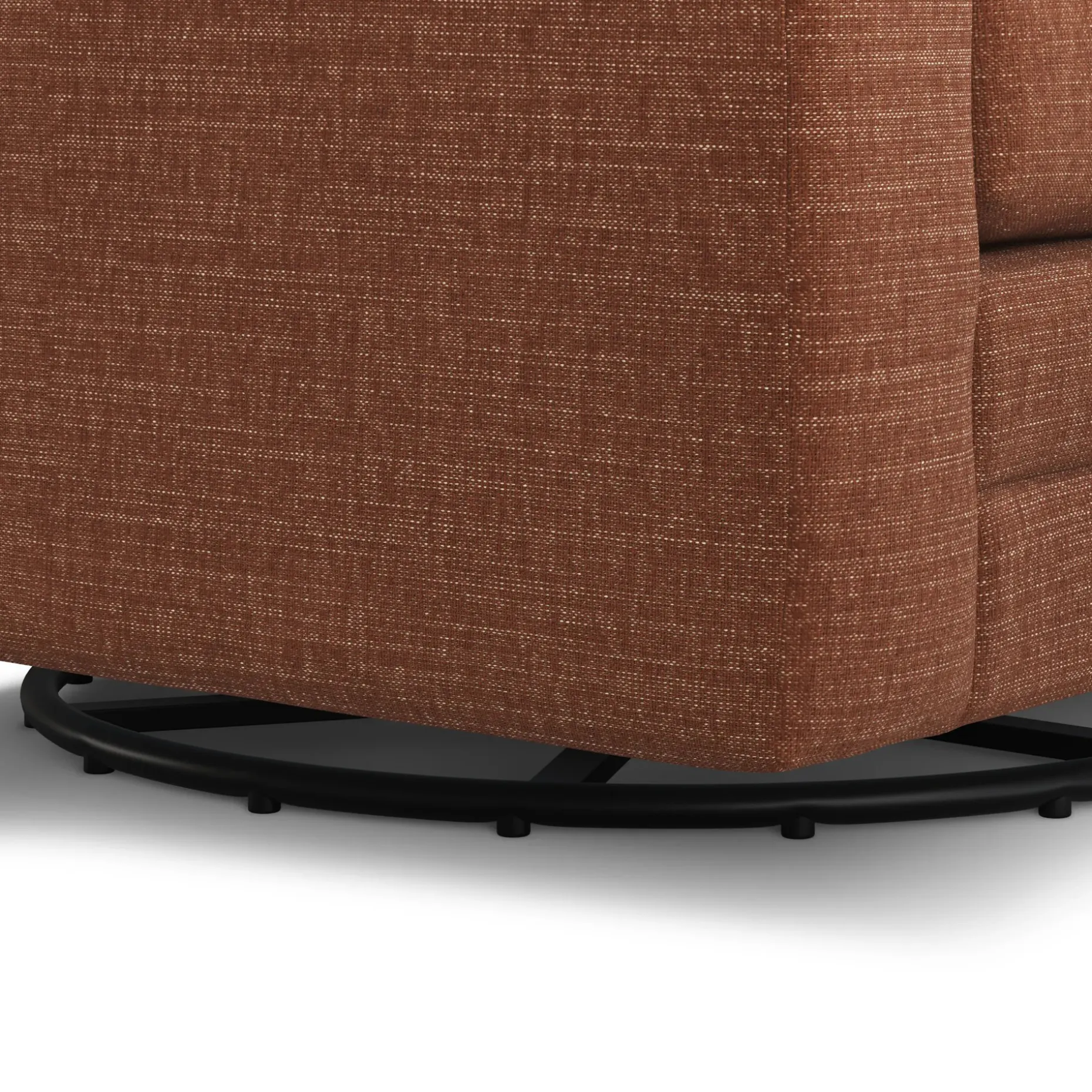 Riley 42" Grand Swivel Chair - Napa Rust