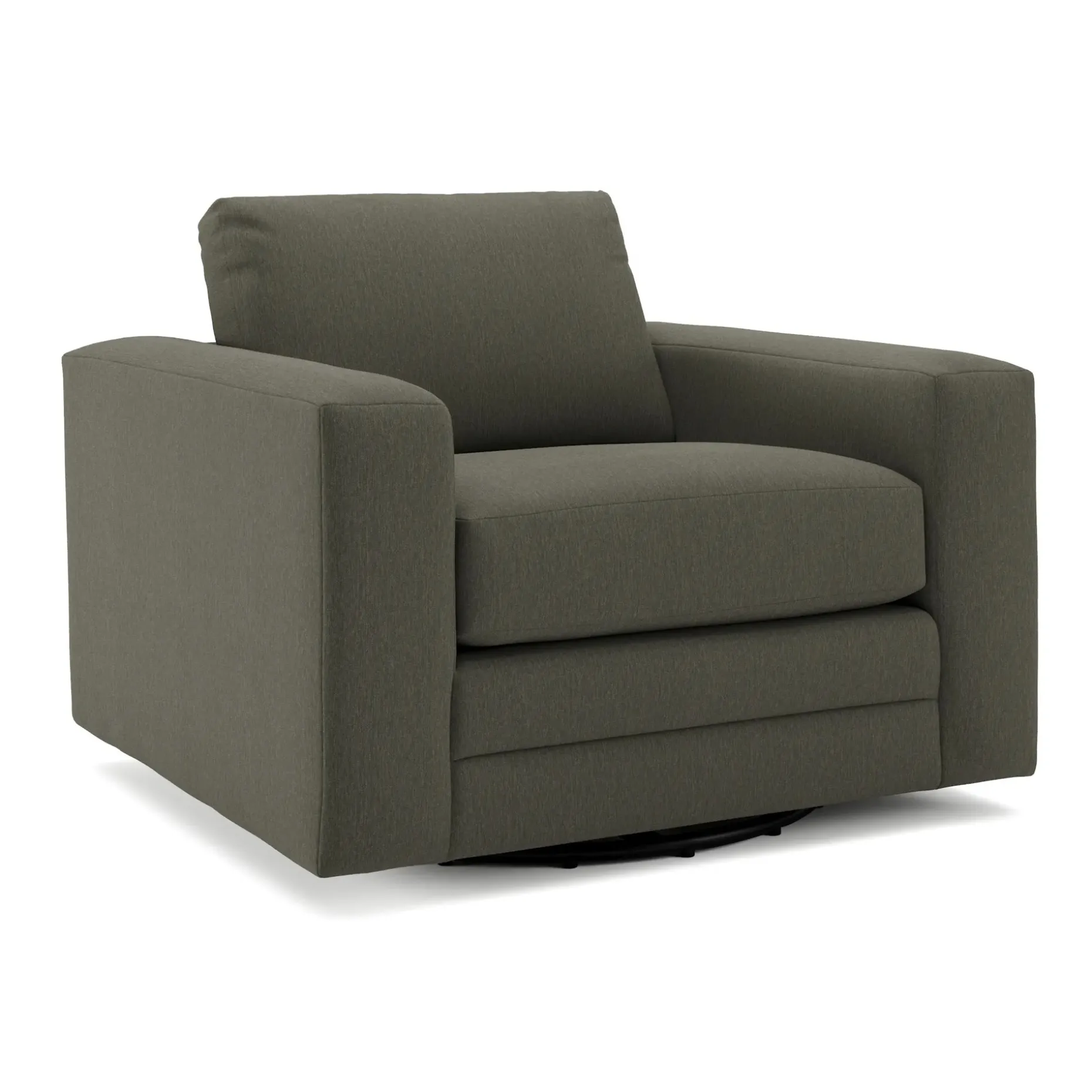 Riley 42" Grand Swivel Chair - Silver Moss