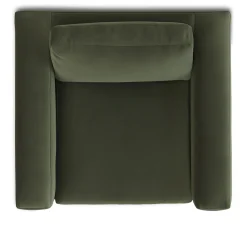 Riley 42" Grand Velvet Swivel Chair - Hale Fir Green