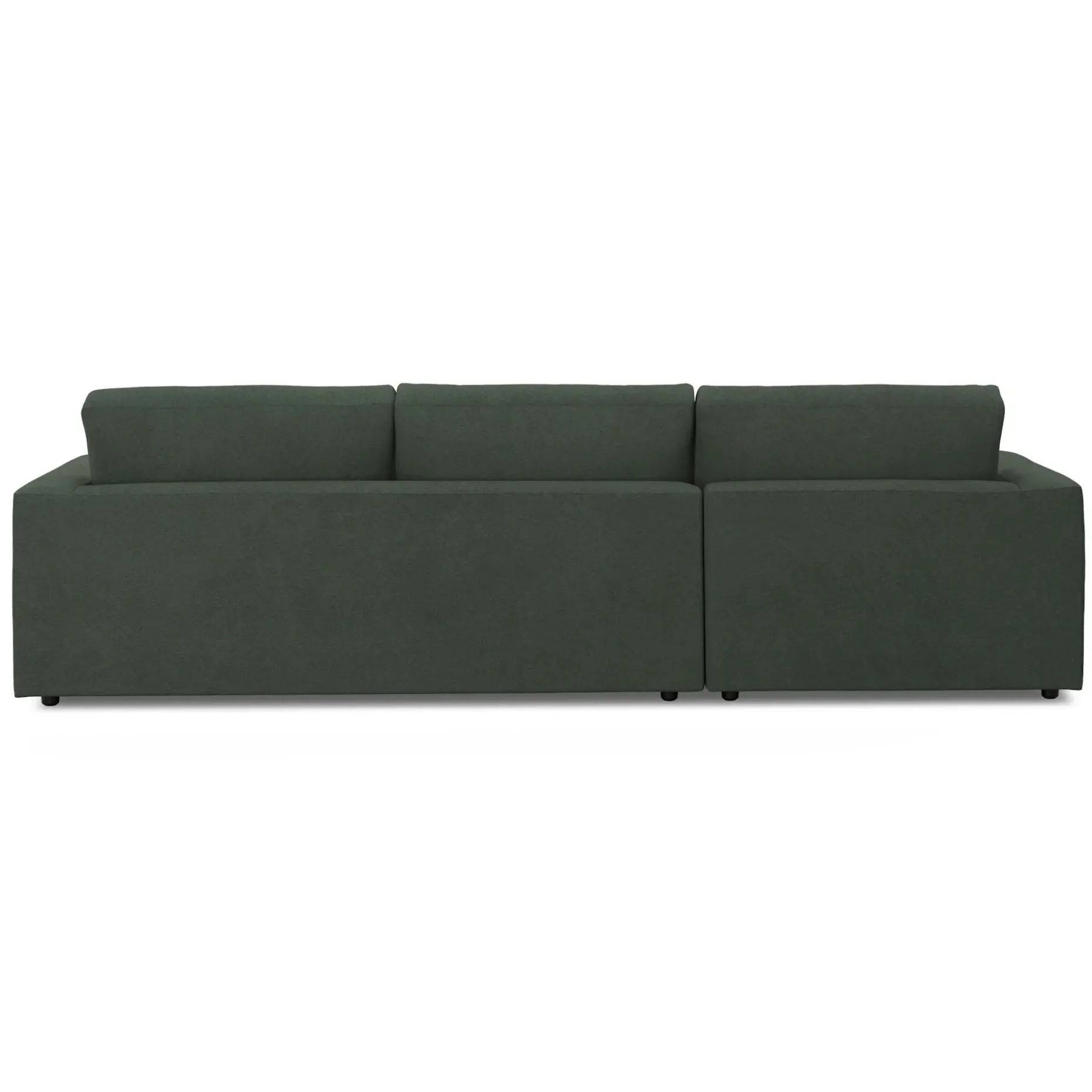 Riley 118.5" Left Sectional - Green Wool Bouclé