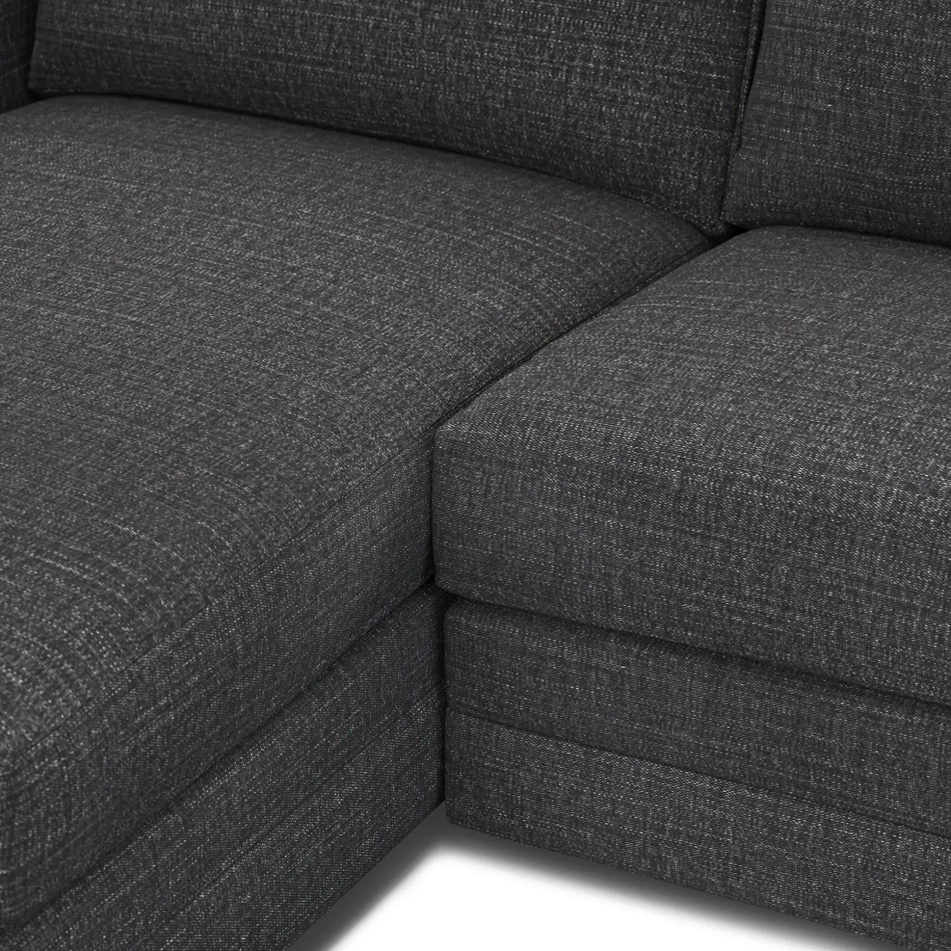 Riley 118.5" Left Sectional - Napa Charcoal