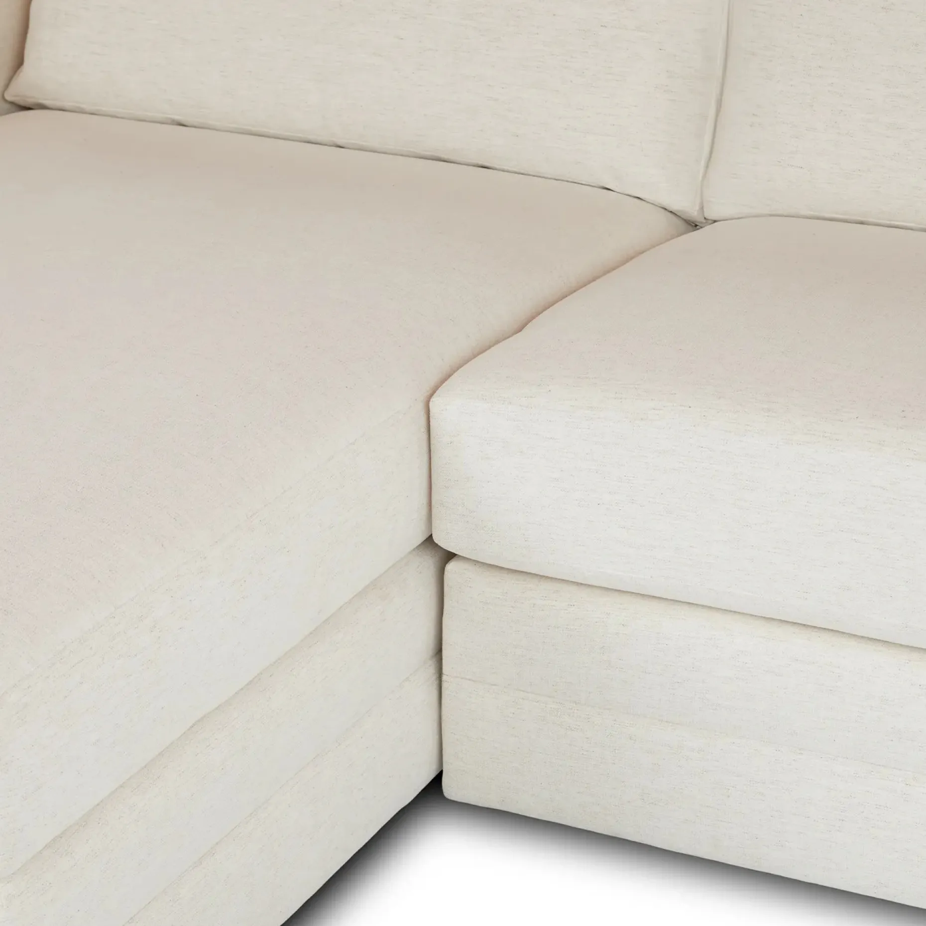 Riley 118.5" Left Sectional - Napa White
