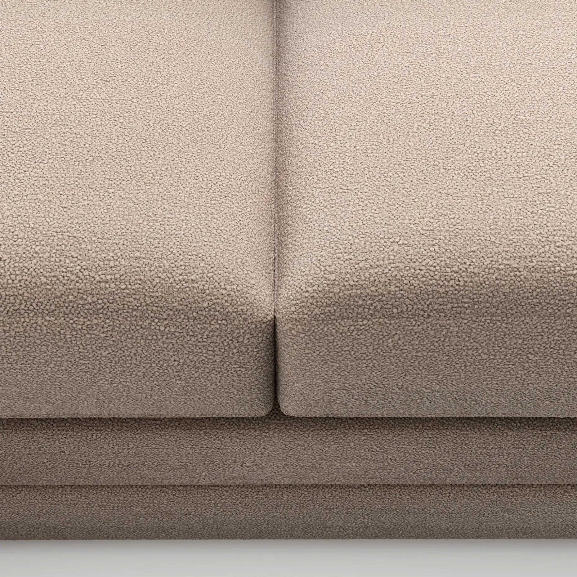 Riley 118.5" Left Sectional - Sandstone Wool Bouclé