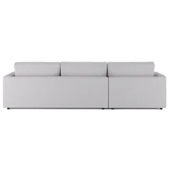Riley 118.5" Left Sectional - Silver Ivory