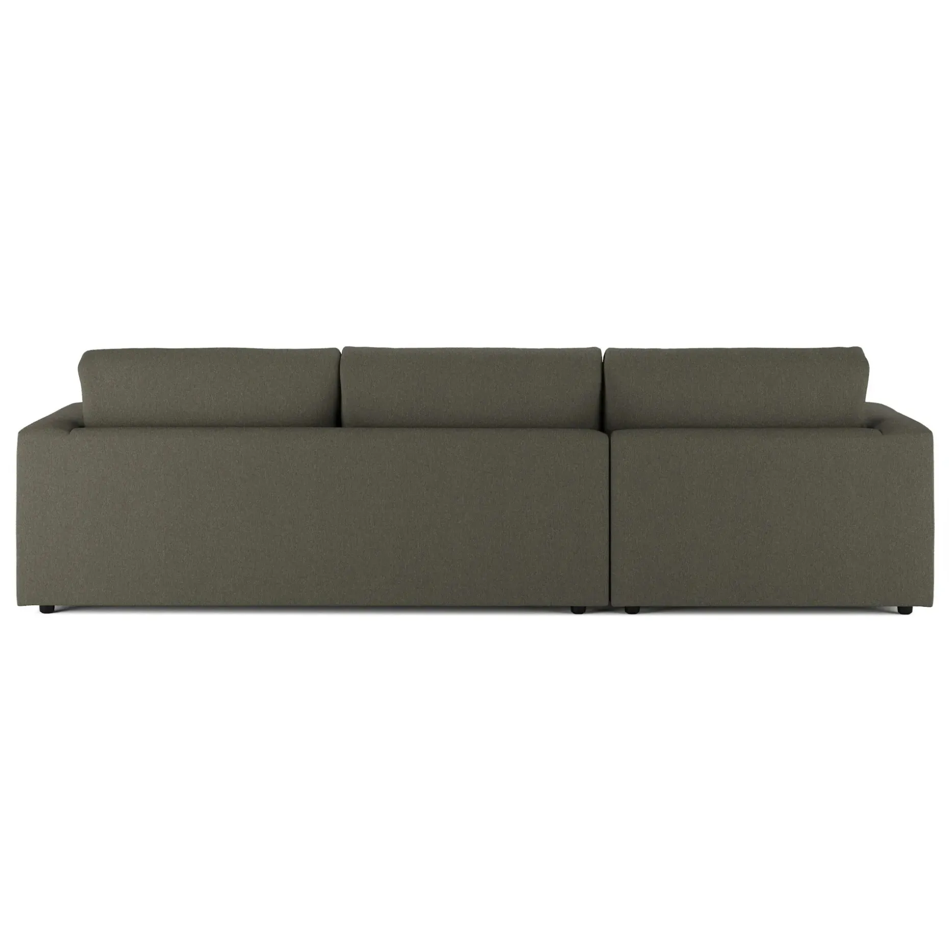 Riley 118.5" Left Sectional - Silver Moss