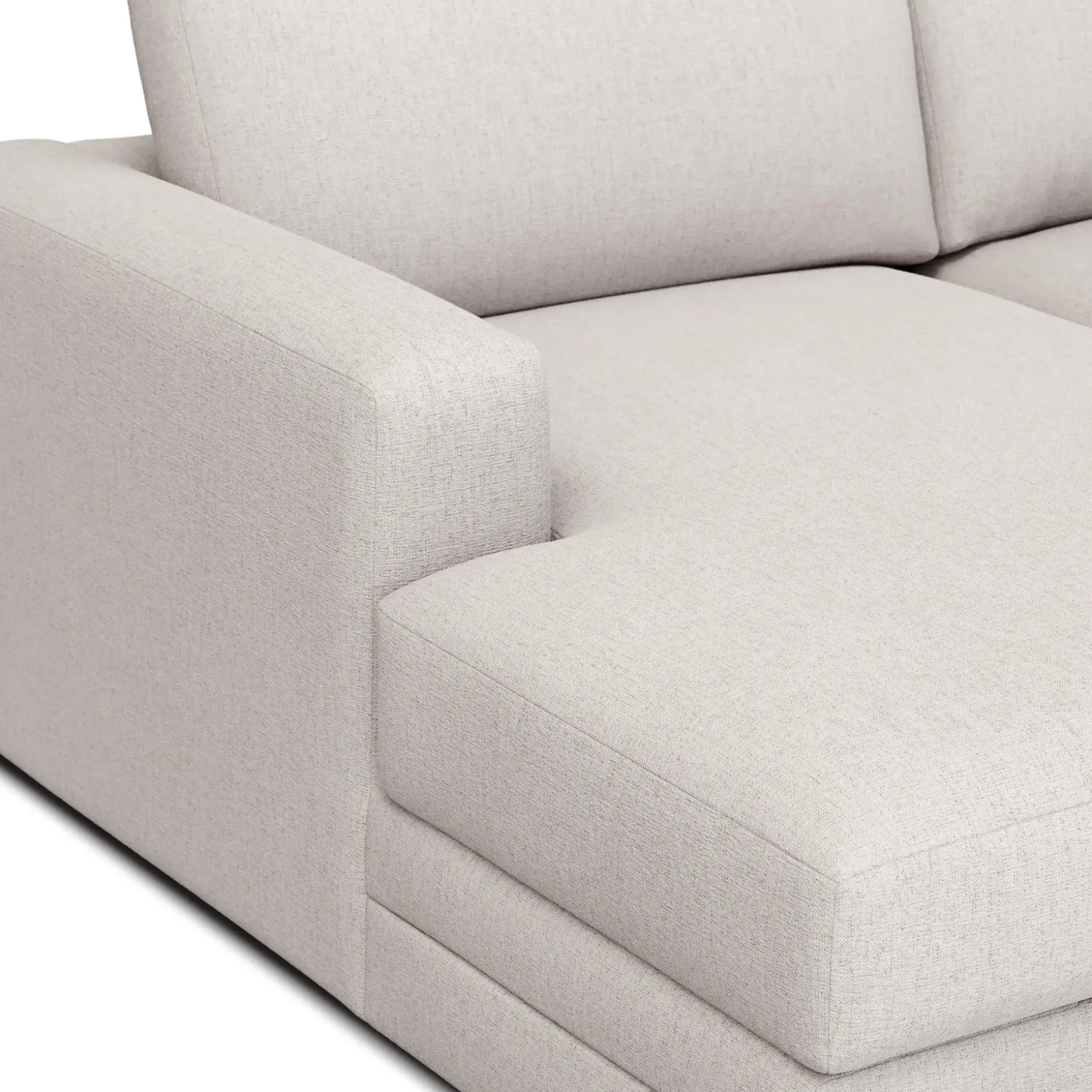 Riley 118" Left Storage Sleeper Sectional - Napa White