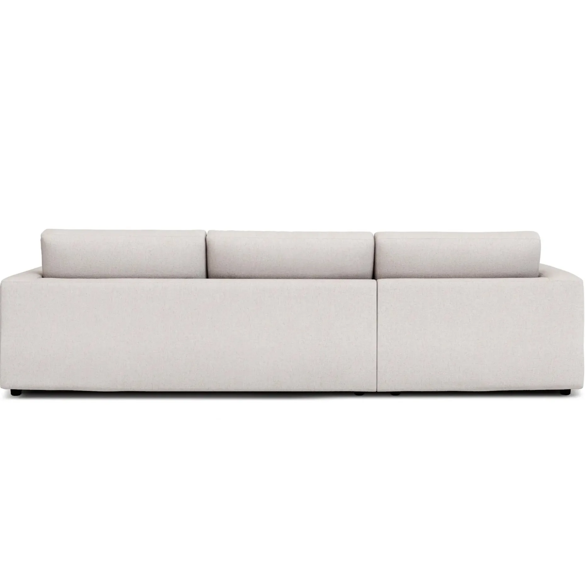 Riley 118" Left Storage Sleeper Sectional - Napa White