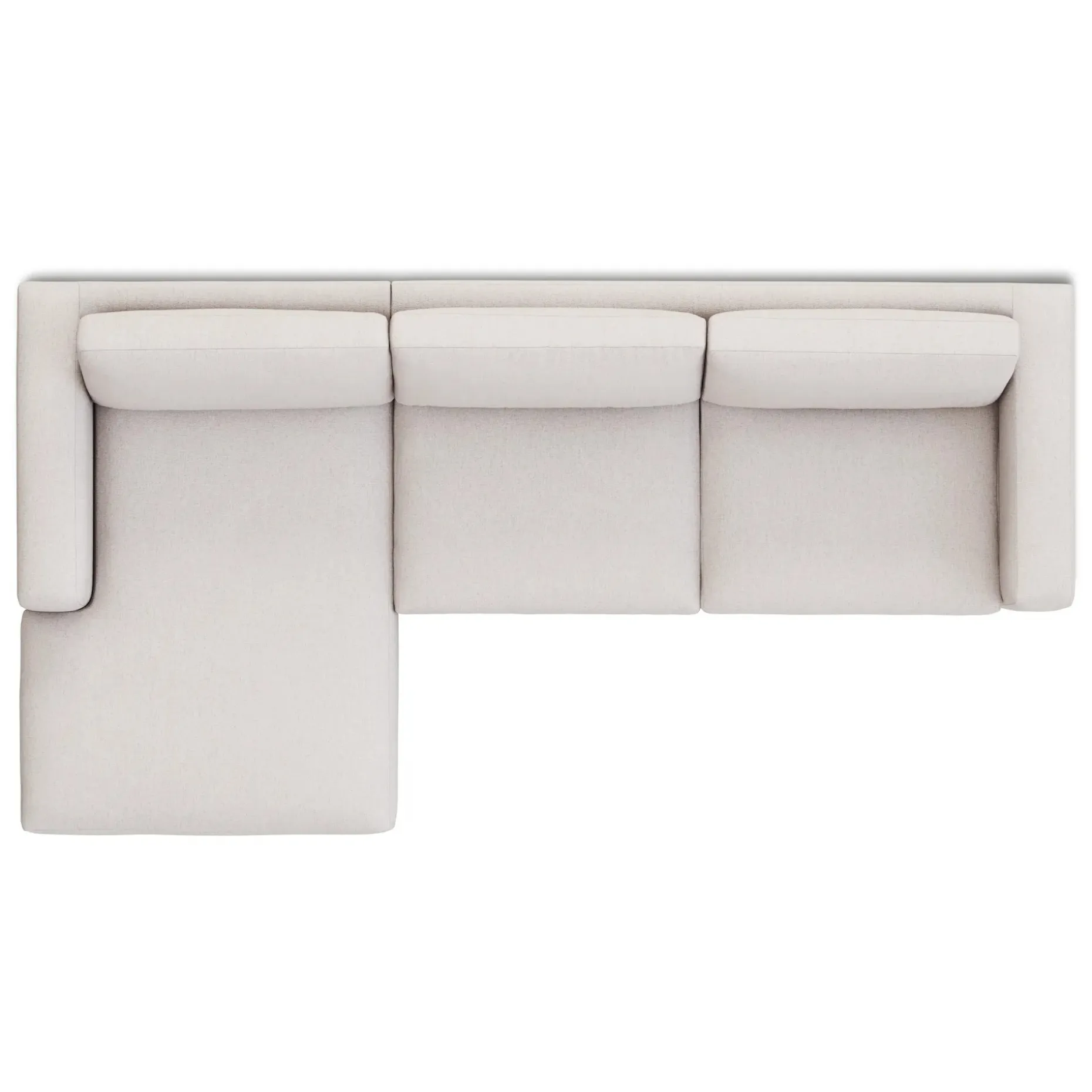 Riley 118" Left Storage Sleeper Sectional - Napa White