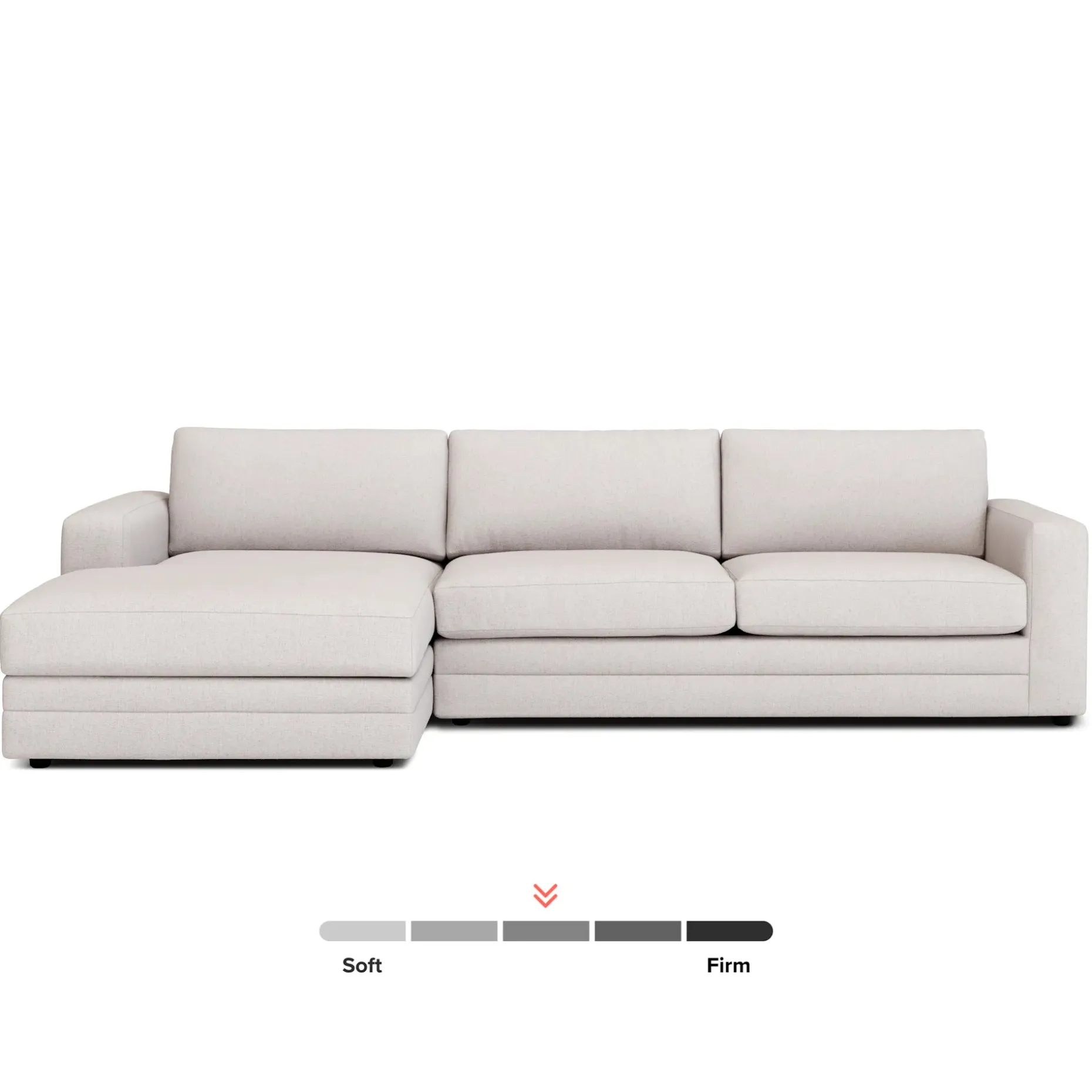 Riley 118" Left Storage Sleeper Sectional - Napa White