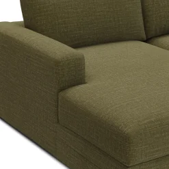 Riley 118" Left Storage Sleeper Sectional - Napa Moss